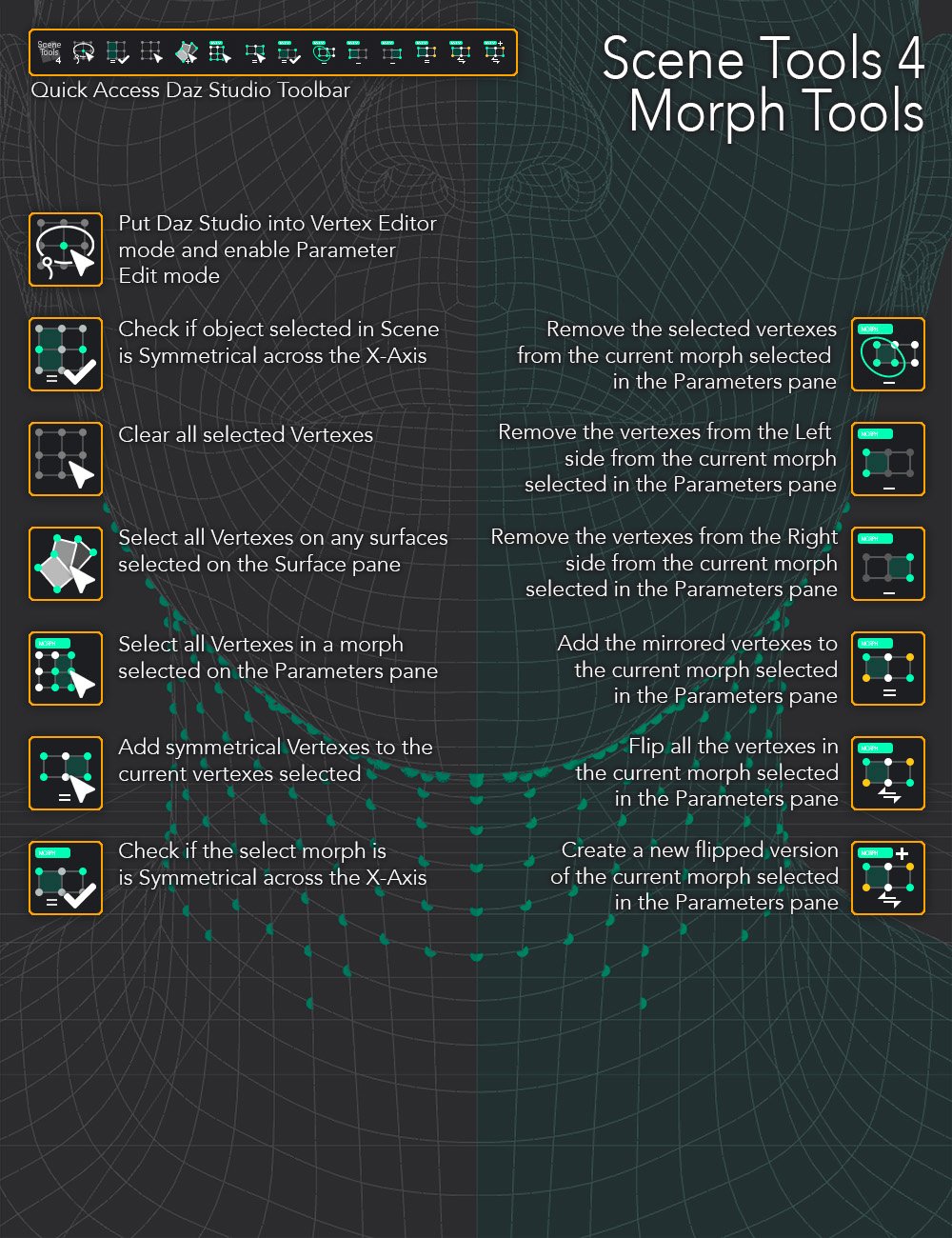 Daz Studio 4 Scene Tools 4 - Morph Tools
