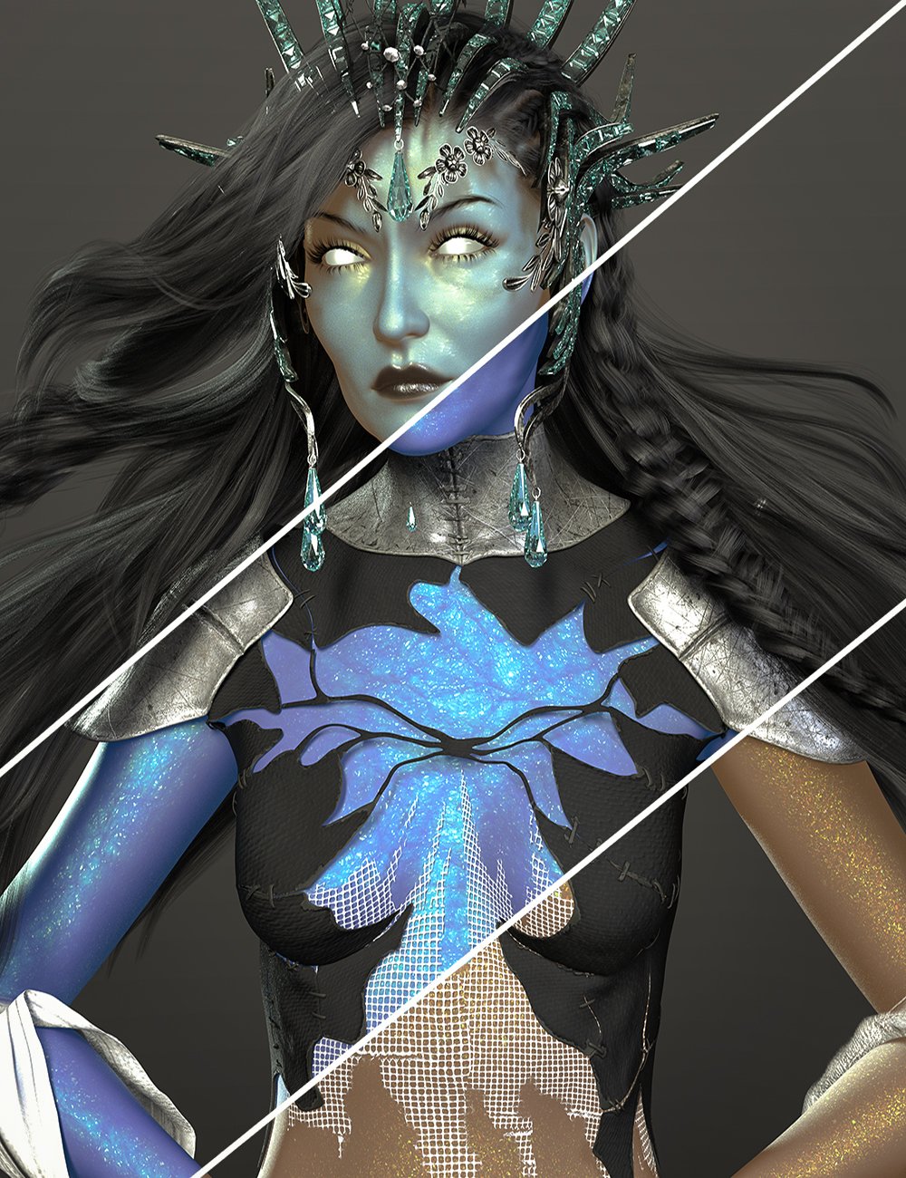 Twizted Luminous Veil Skins for Genesis 9 Twizted Luminous Veil Skins for Genesis 9