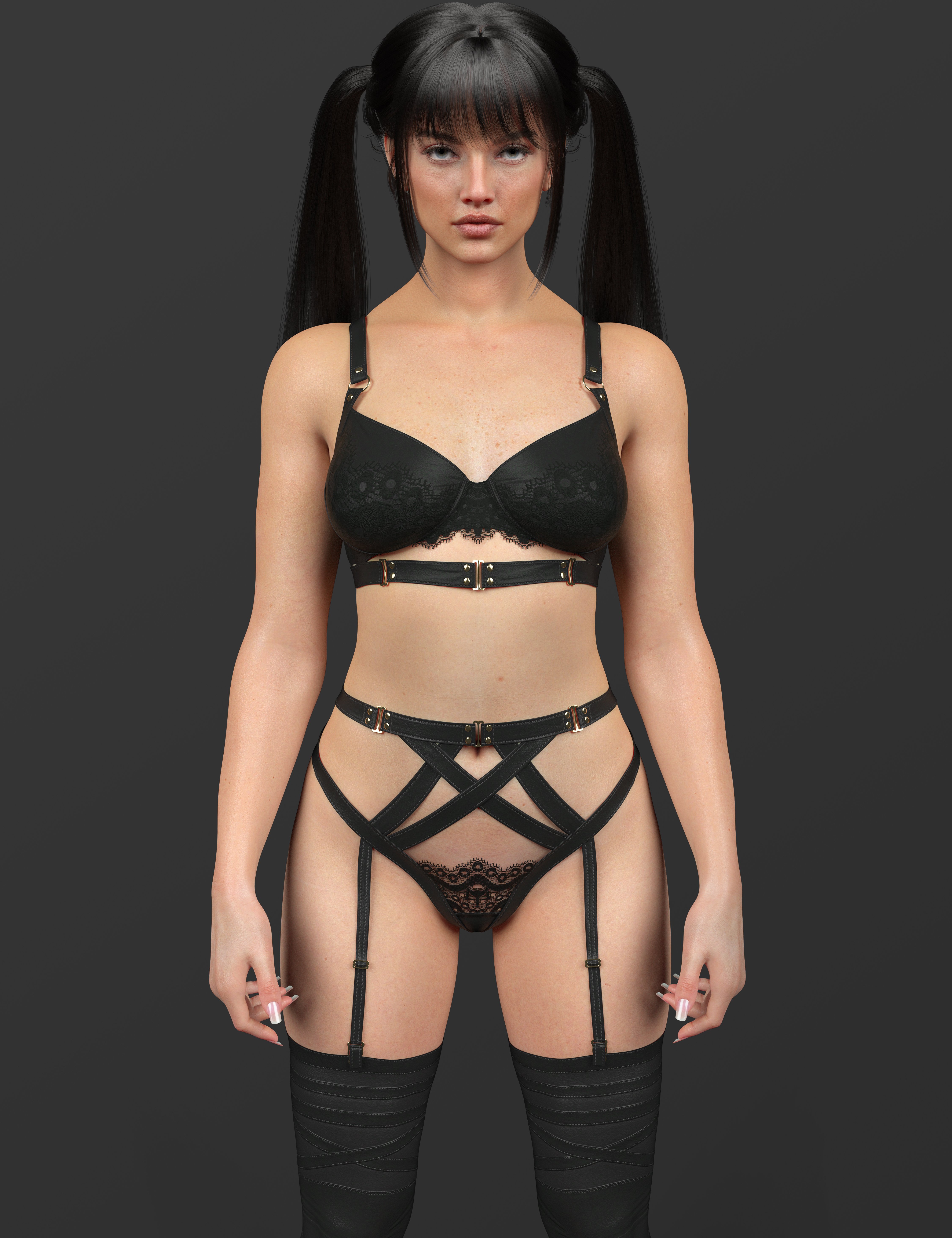 X-Fashion Femme Flame Lingerie for Genesis 9, 8,1 and 8 Female X-Fashion Femme Flame Lingerie for Genesis 9, 8,1 and 8 Female