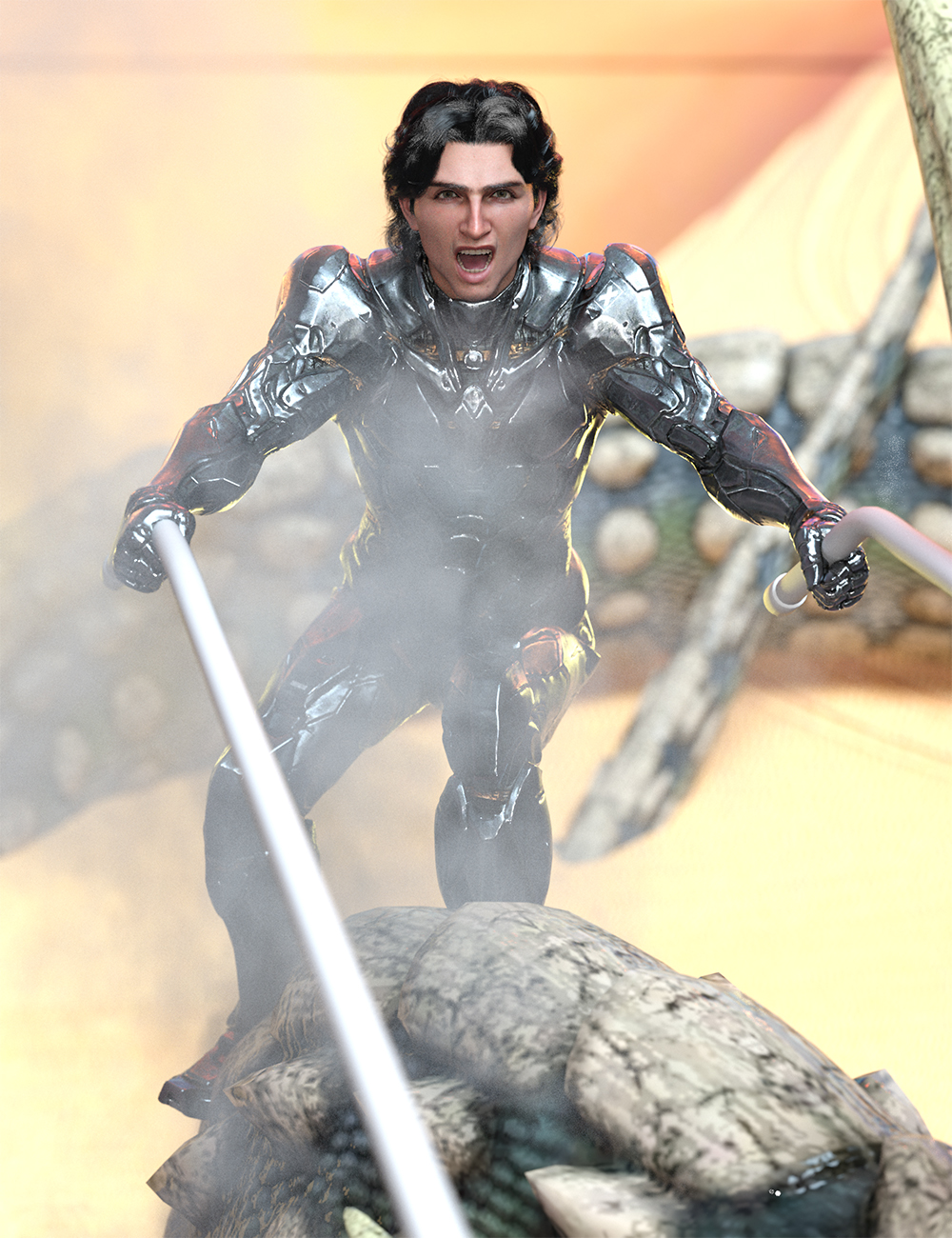 Sand Dweller Poses for Carter 9 by: Ensary, 3D Models by Daz 3D