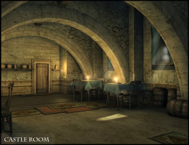 Castle Room by: SoulessEmpathy, 3D Models by Daz 3D