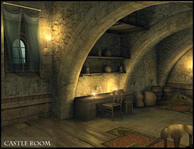 Castle Room by: SoulessEmpathy, 3D Models by Daz 3D