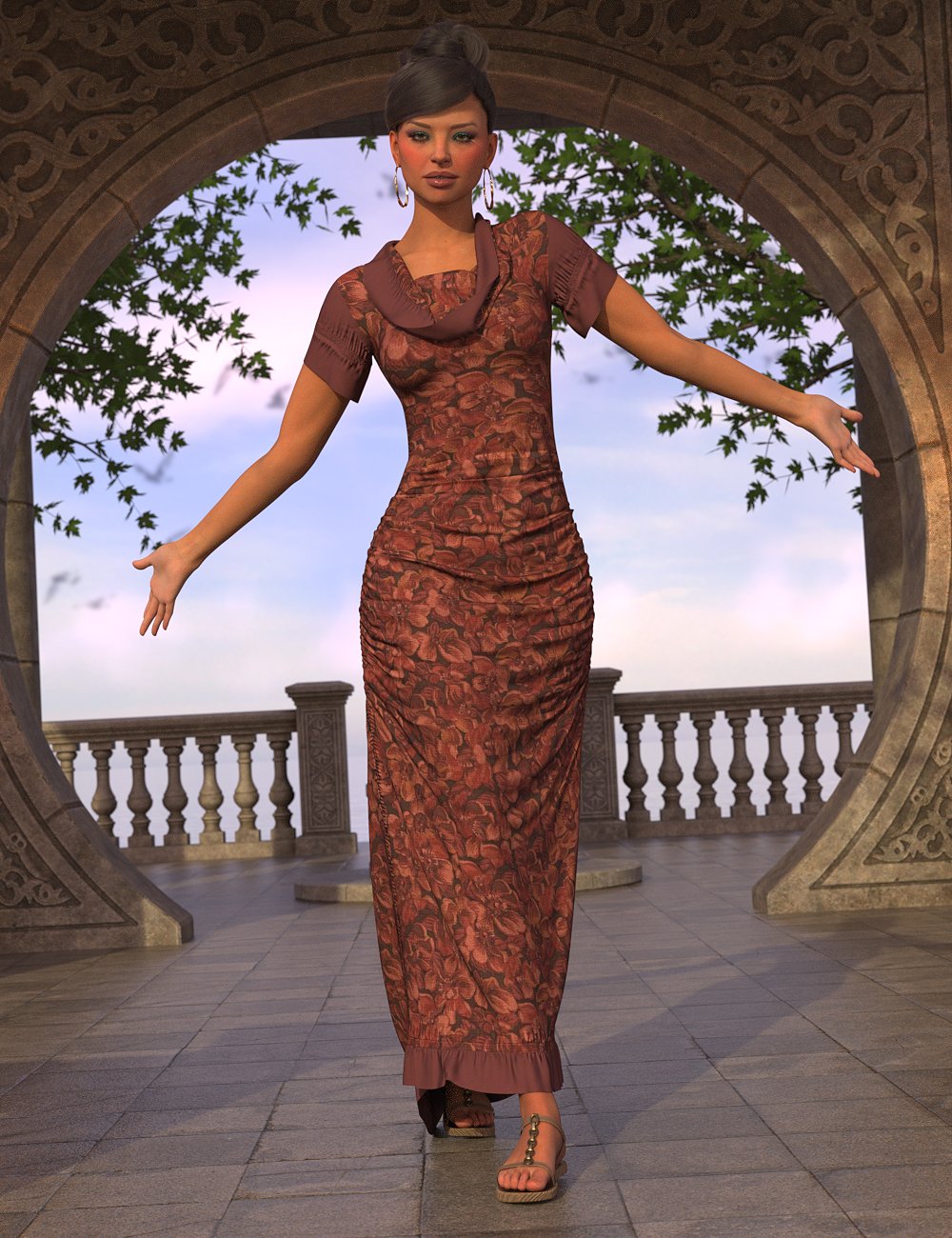 VERSUS - dForce Sedona Flow Texture Add-On by: Anagord, 3D Models by Daz 3D