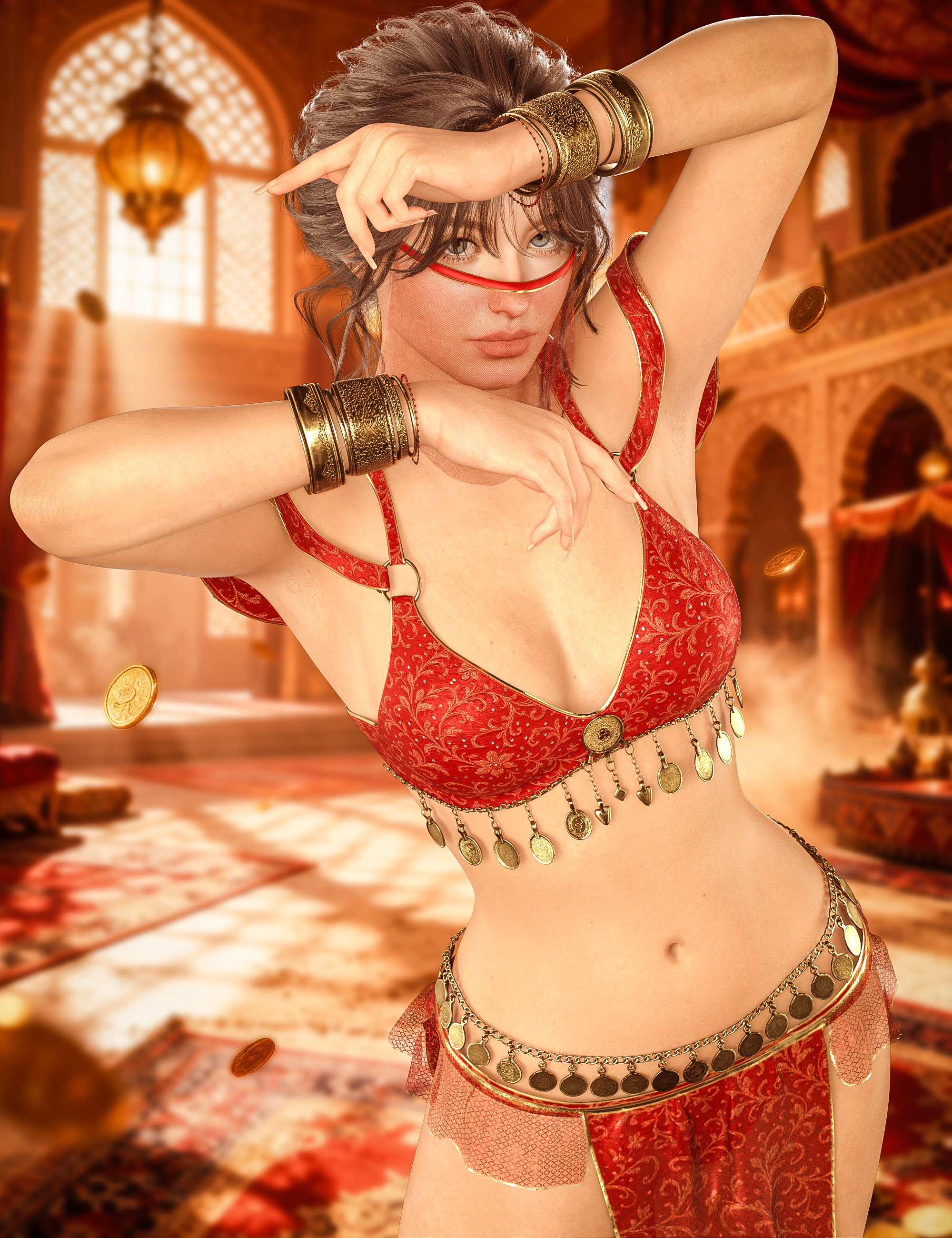 BW Dance of the Oasis Outfit for Genesis 9 BW Dance of the Oasis Outfit for Genesis 9 by: Beautyworks, 3D Models by Daz 3D