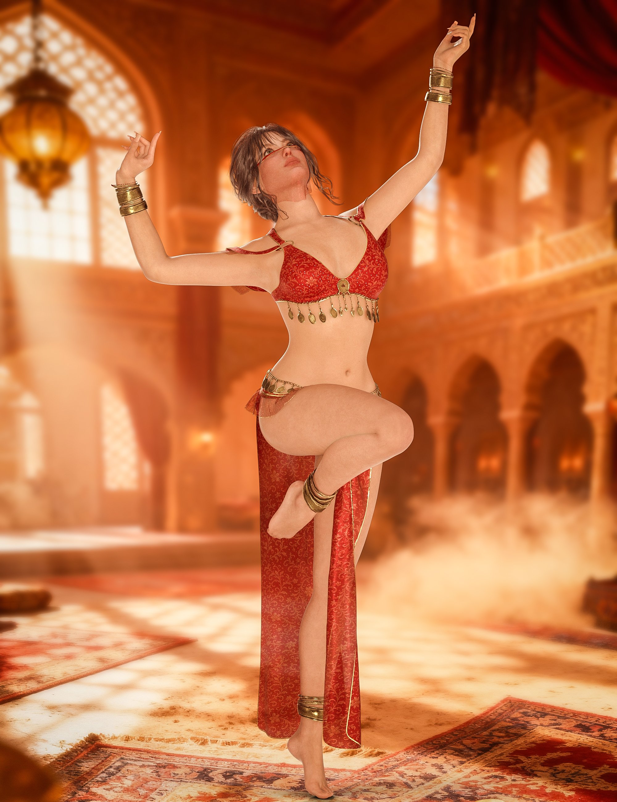 BW Dance of the Oasis Outfit for Genesis 9