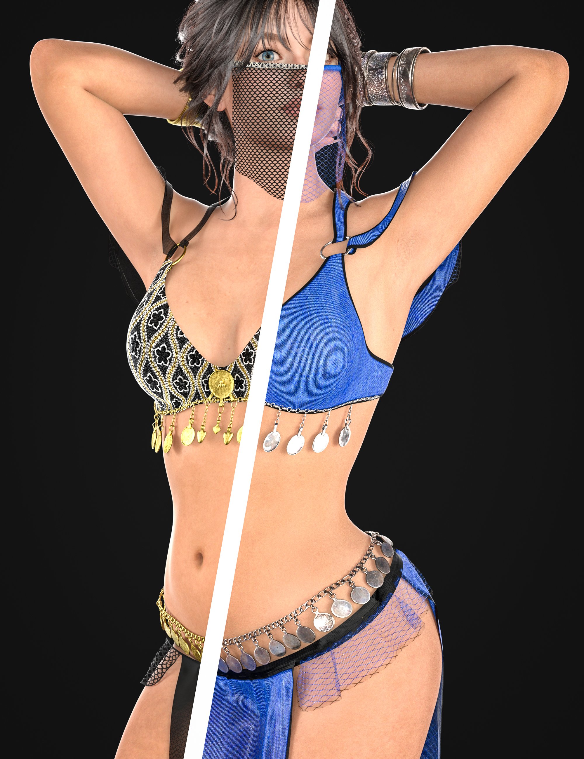 BW Dance of the Oasis Outfit Textures Add-on