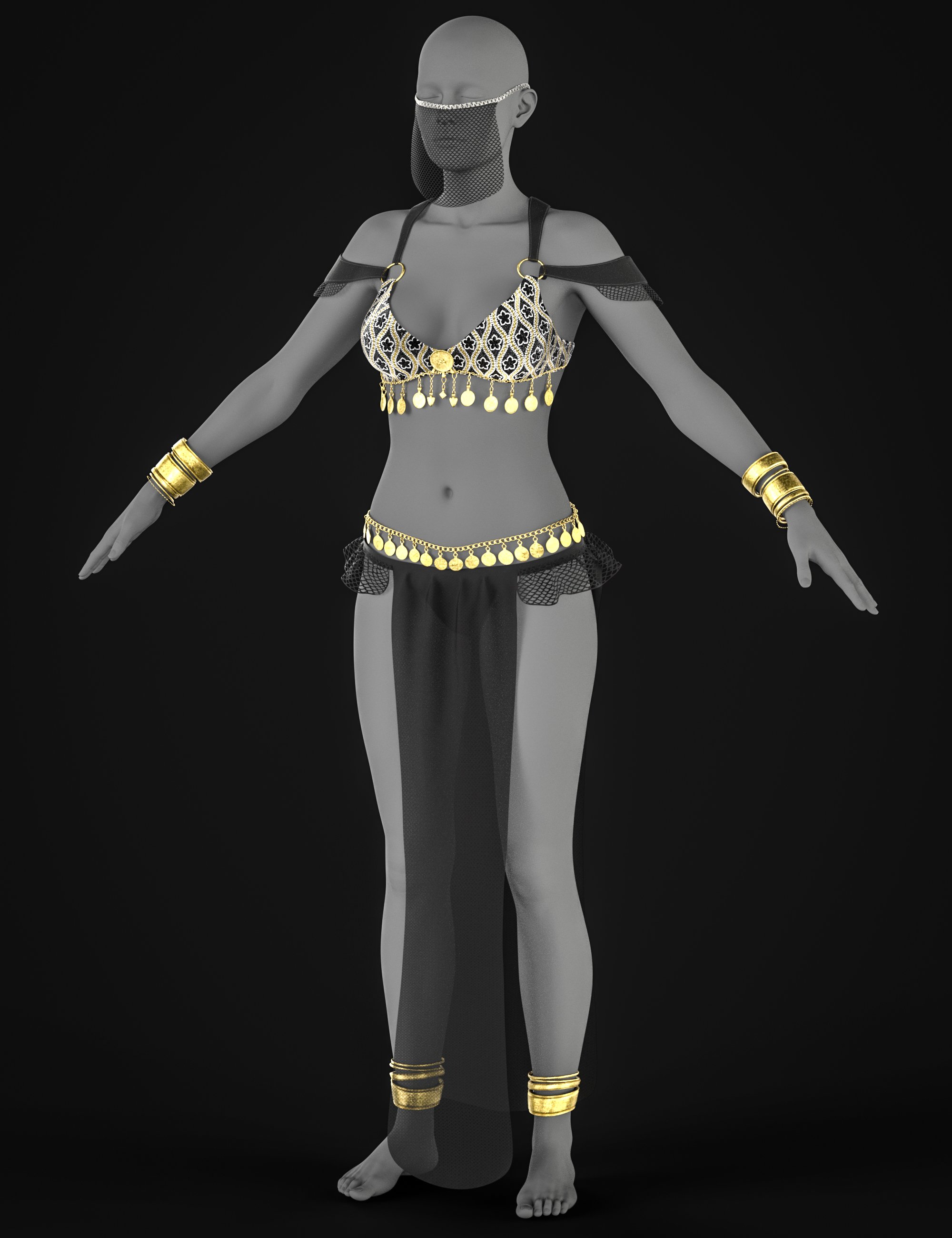 BW Dance of the Oasis Outfit Textures Add-on