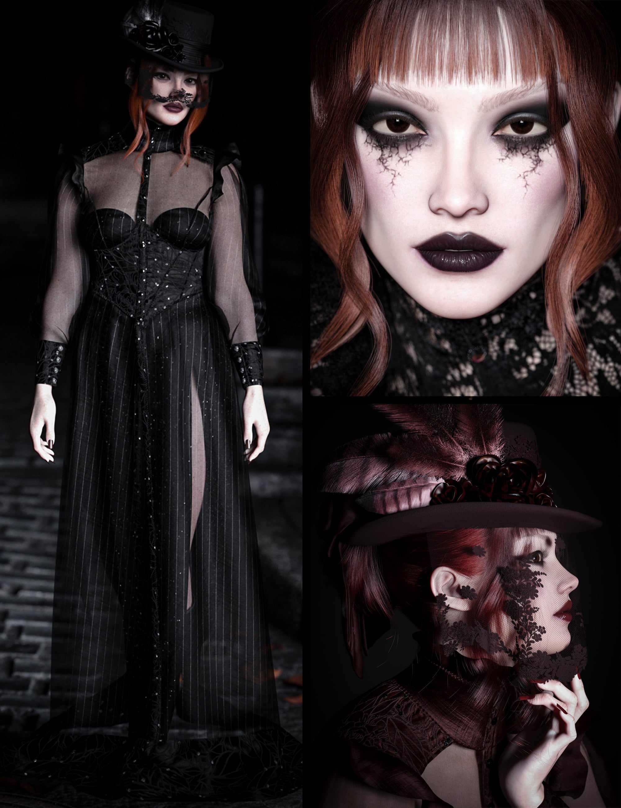 CB Delphine HD Character and Clothing Bundle by: CynderBlue, 3D Models by Daz 3D