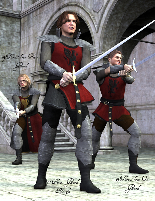 Sword Play - Long Swords and Poses for M4 Sword Play - Long Swords and Poses for M4 by: FeralFey, 3D Models by Daz 3D
