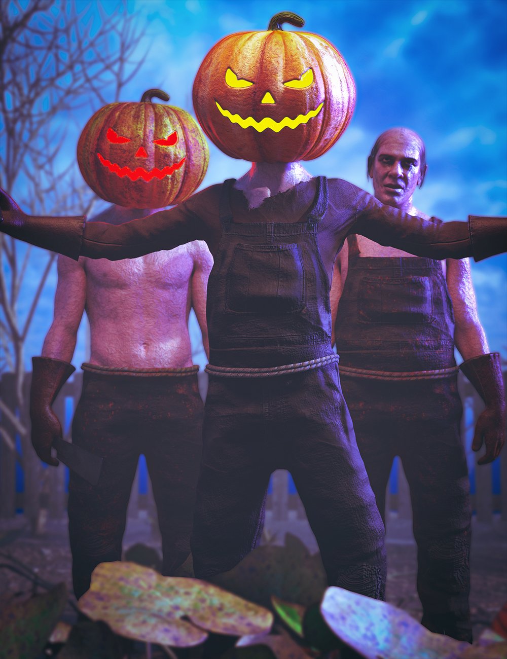 M3D dForce Pumkin Outfit for Genesis 9