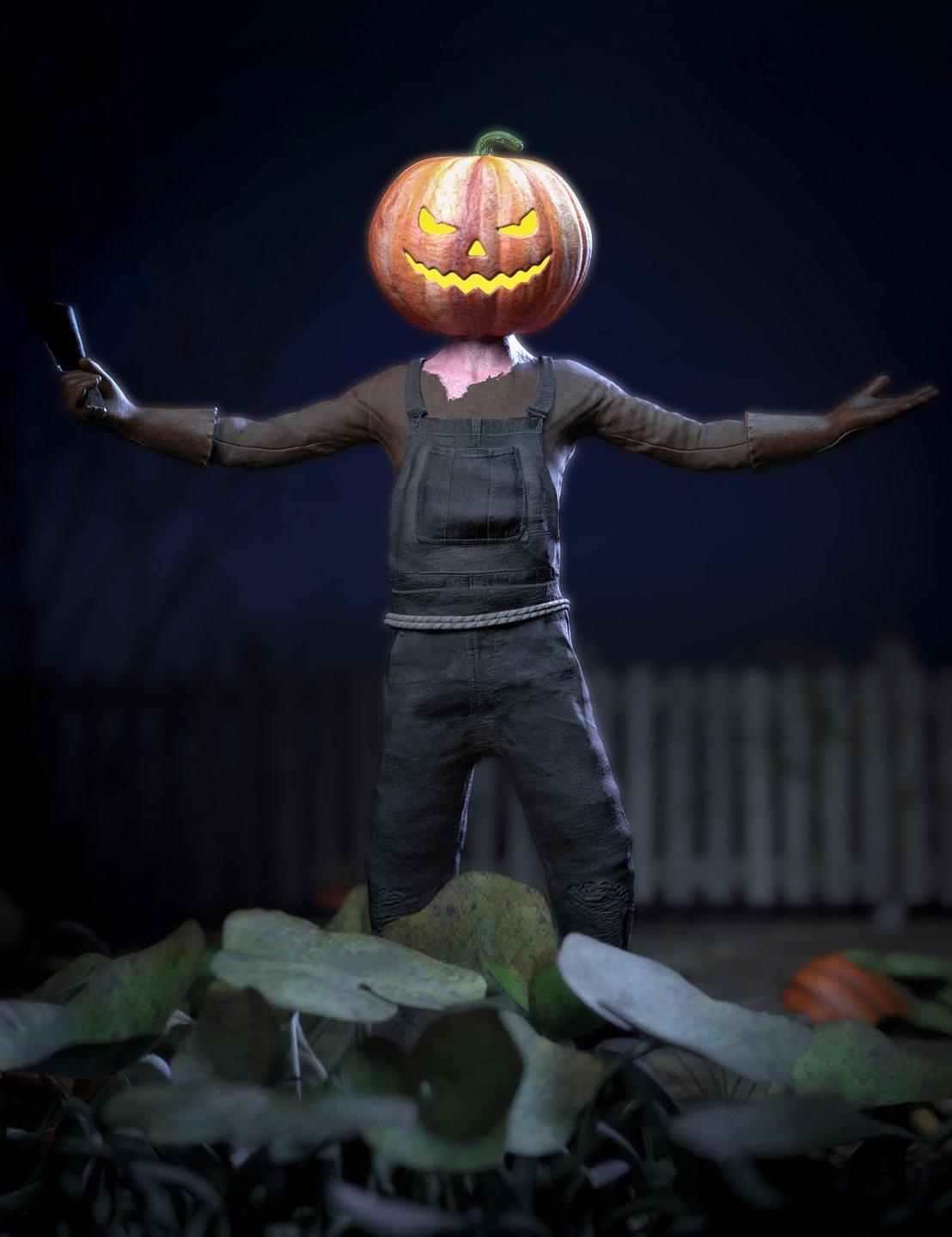 M3D dForce Pumkin Outfit for Genesis 9