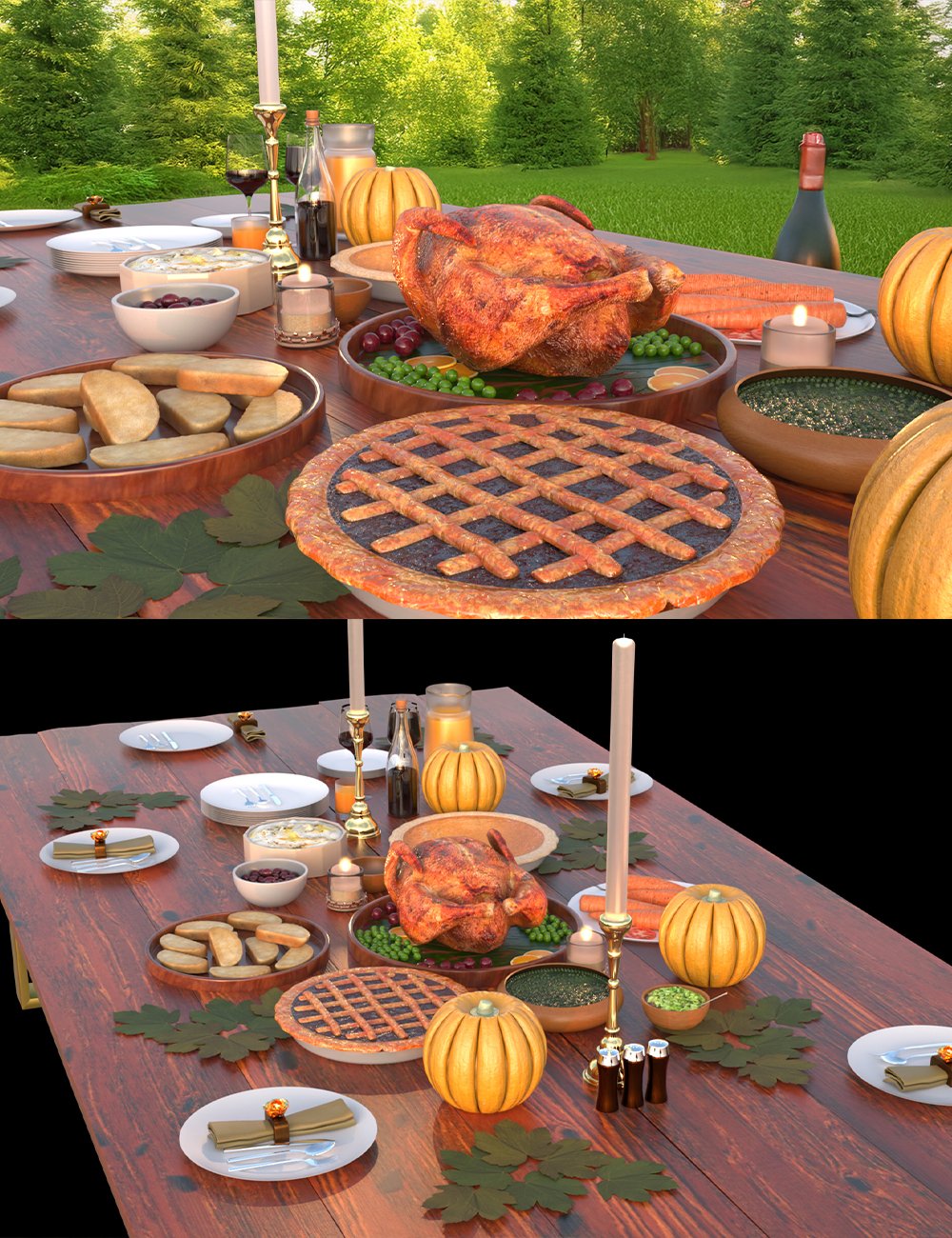 Festive Harvest by: Tesla3dCorp, 3D Models by Daz 3D