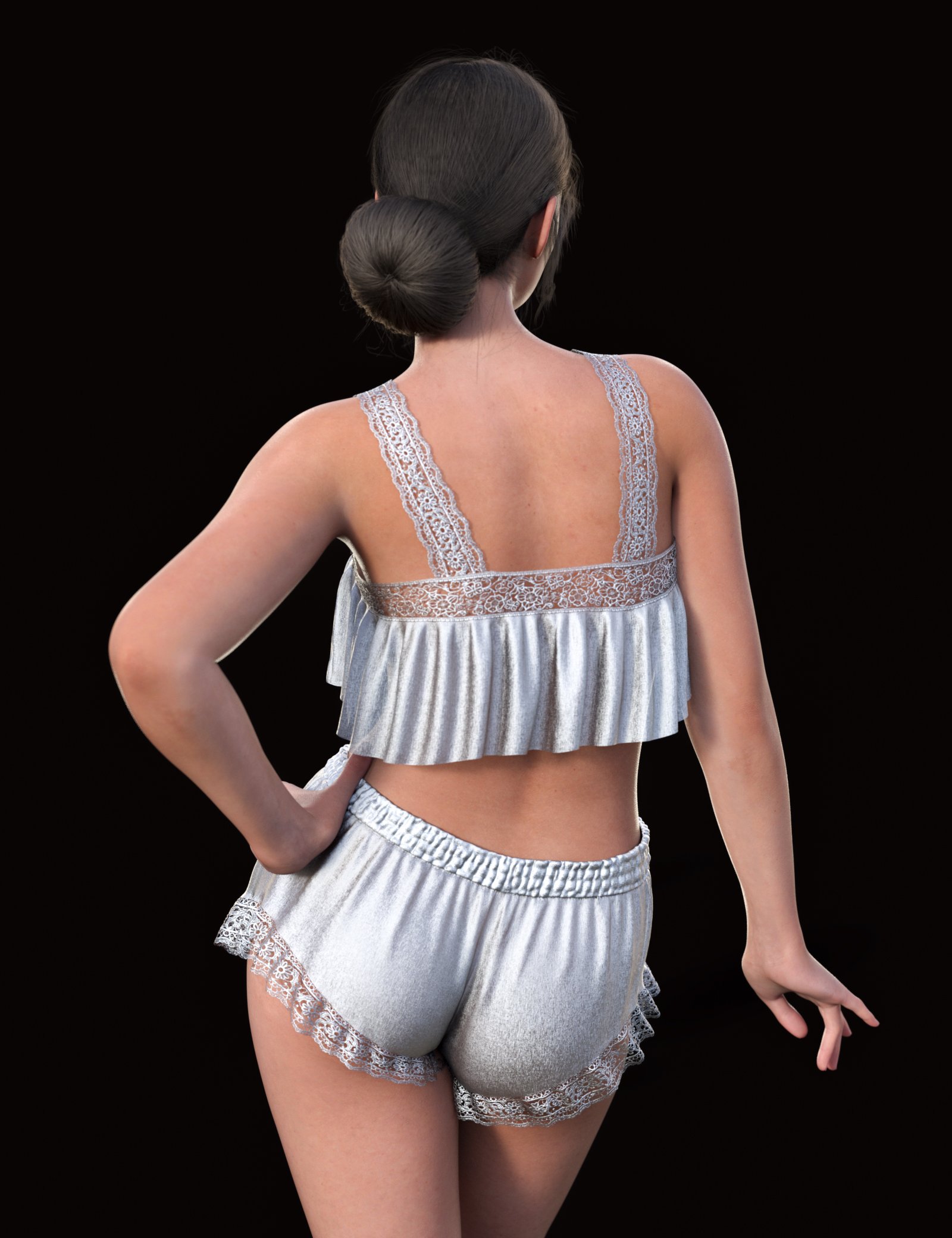 dForce MK Pajama Set for Genesis 9