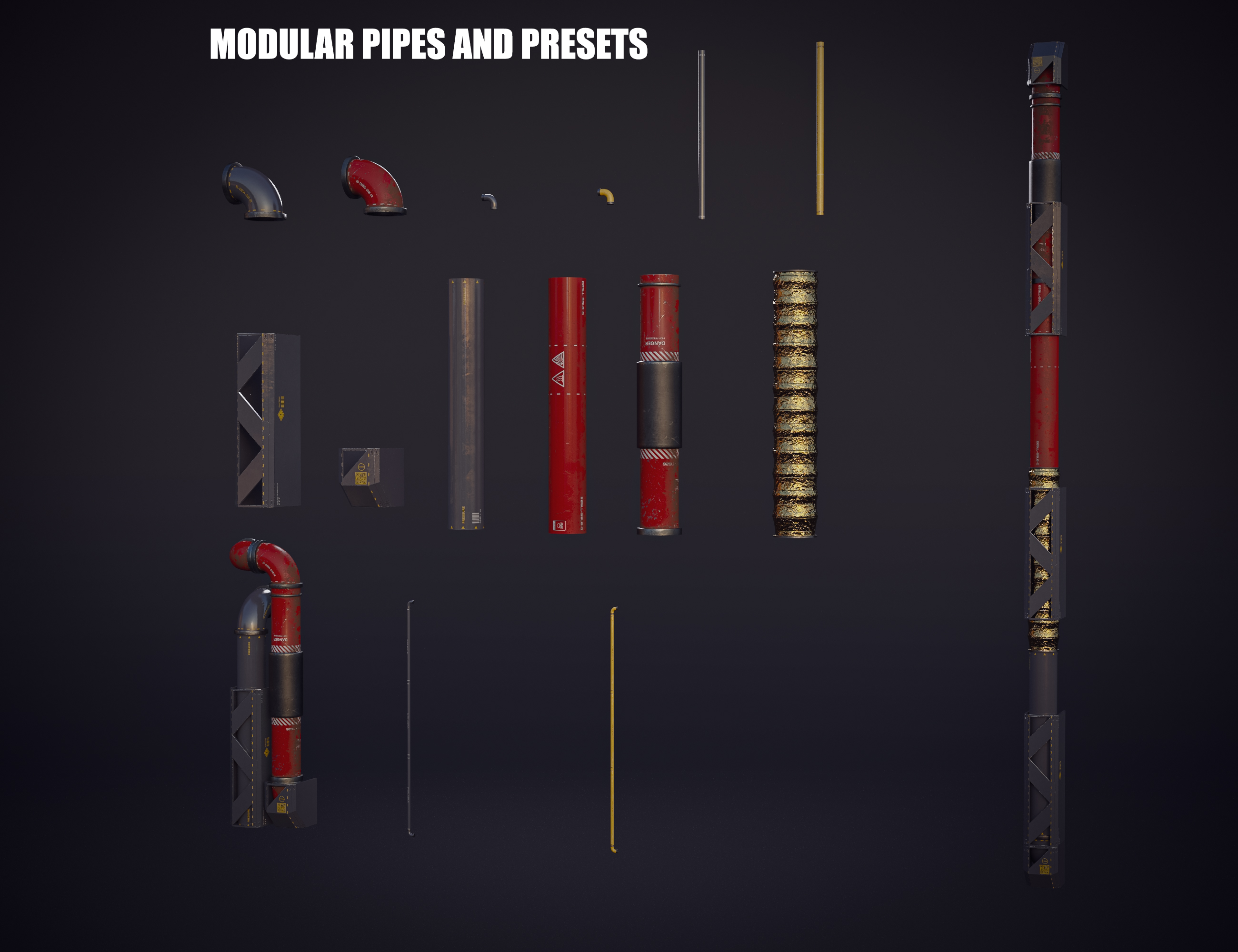 Modular Sci-Fi Facility and Props | Daz 3D