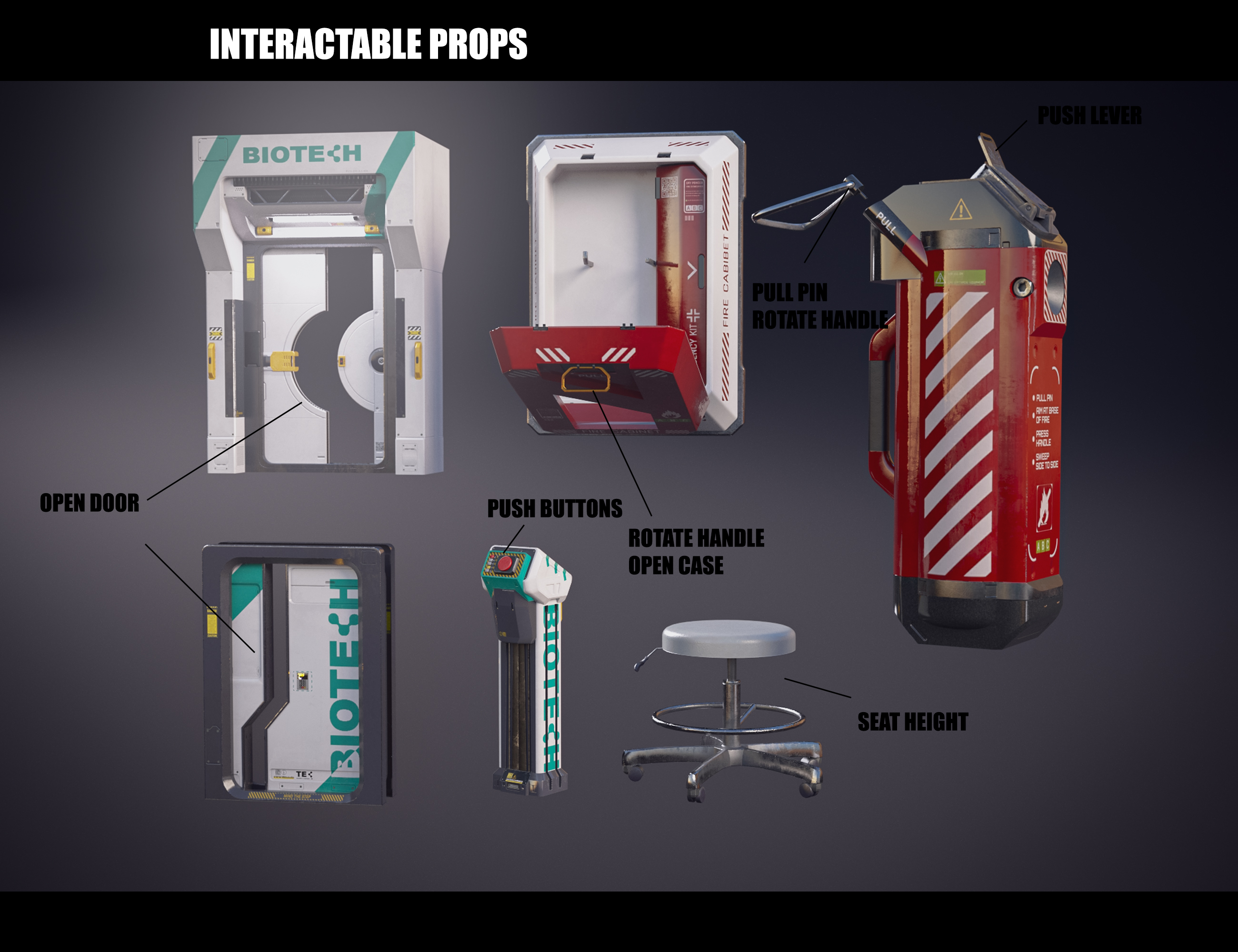 Modular Sci-Fi Facility and Props | Daz 3D