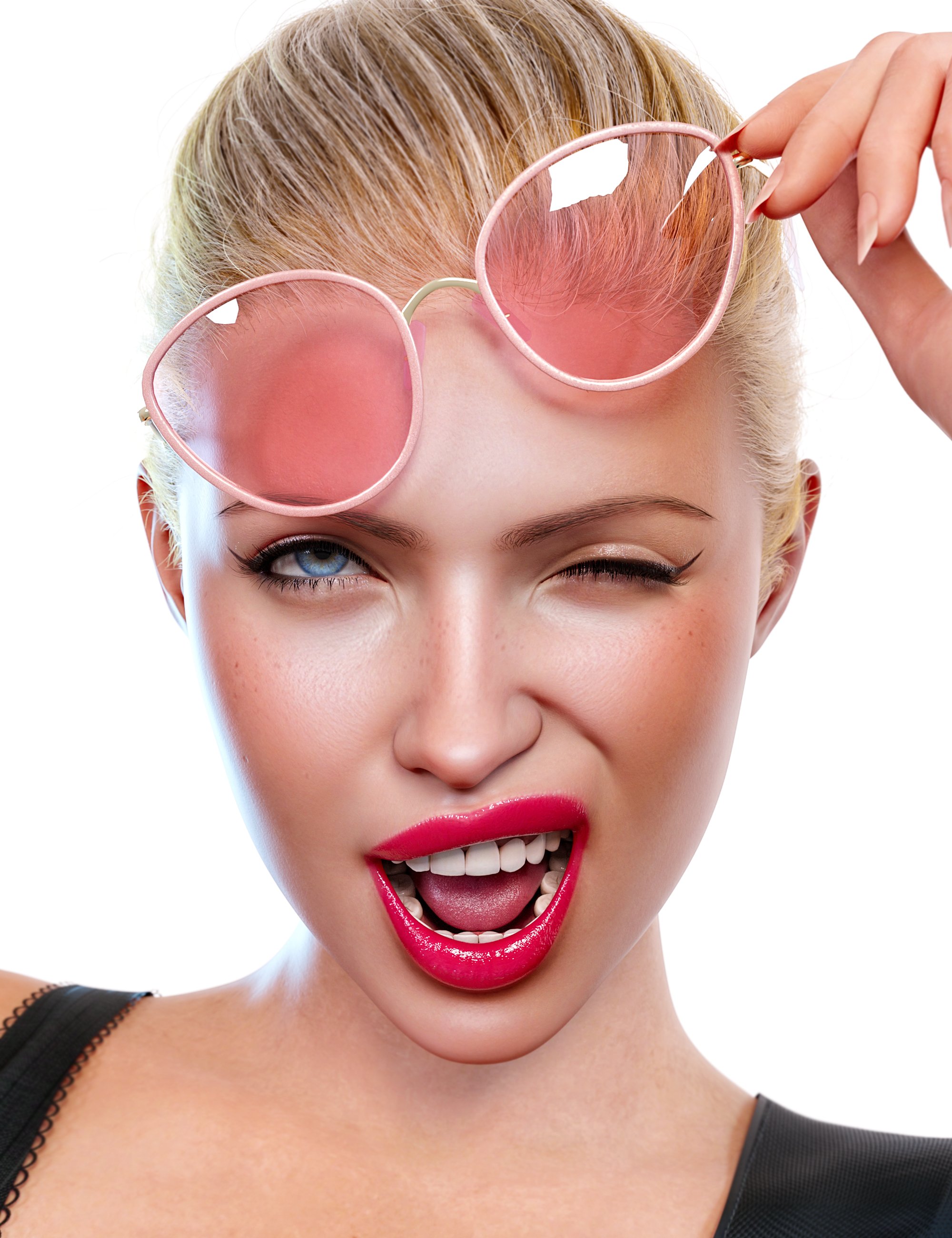 Z Bad Girl Expressions for Genesis 9