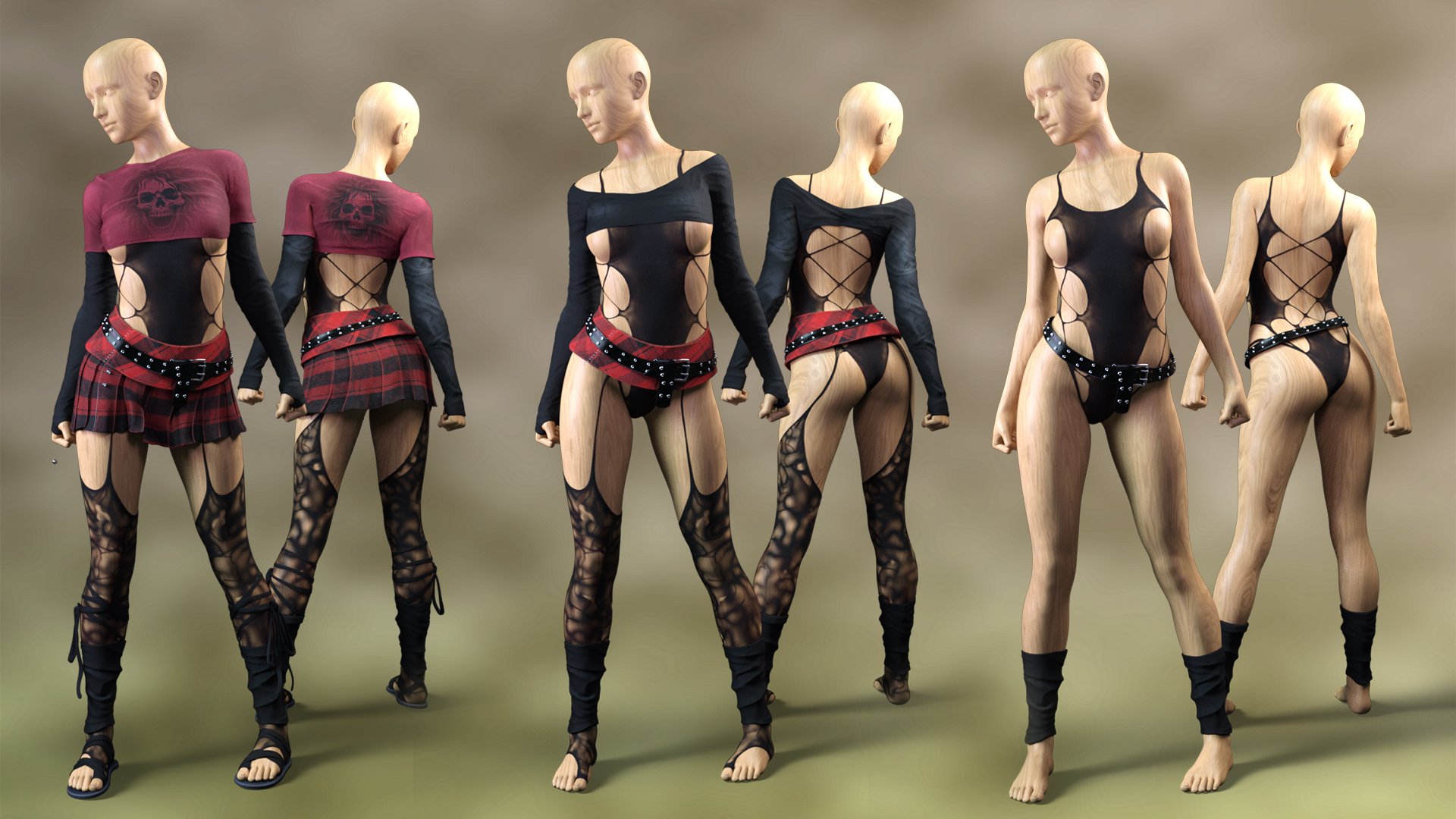 dForce GHoth Outfit for Genesis 8 & 8.1 Females