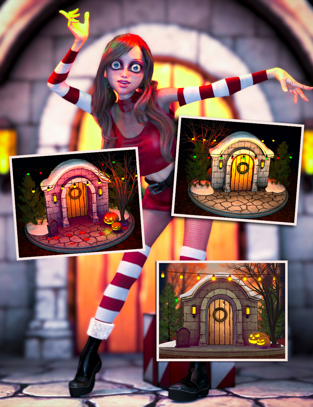 M3D The Door Between Seasons by: Matari3D, 3D Models by Daz 3D