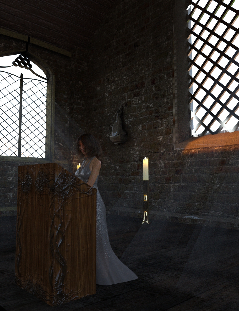 Smoke God Rays by: Serum, 3D Models by Daz 3D