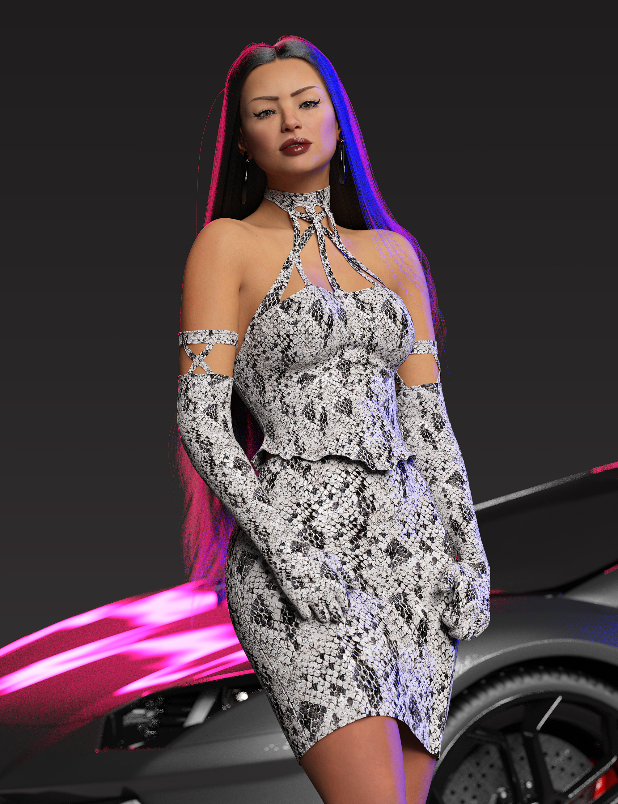 VERSUS - dForce Distant Memory Texture Add-On by: Anagordvalkyrie, 3D Models by Daz 3D