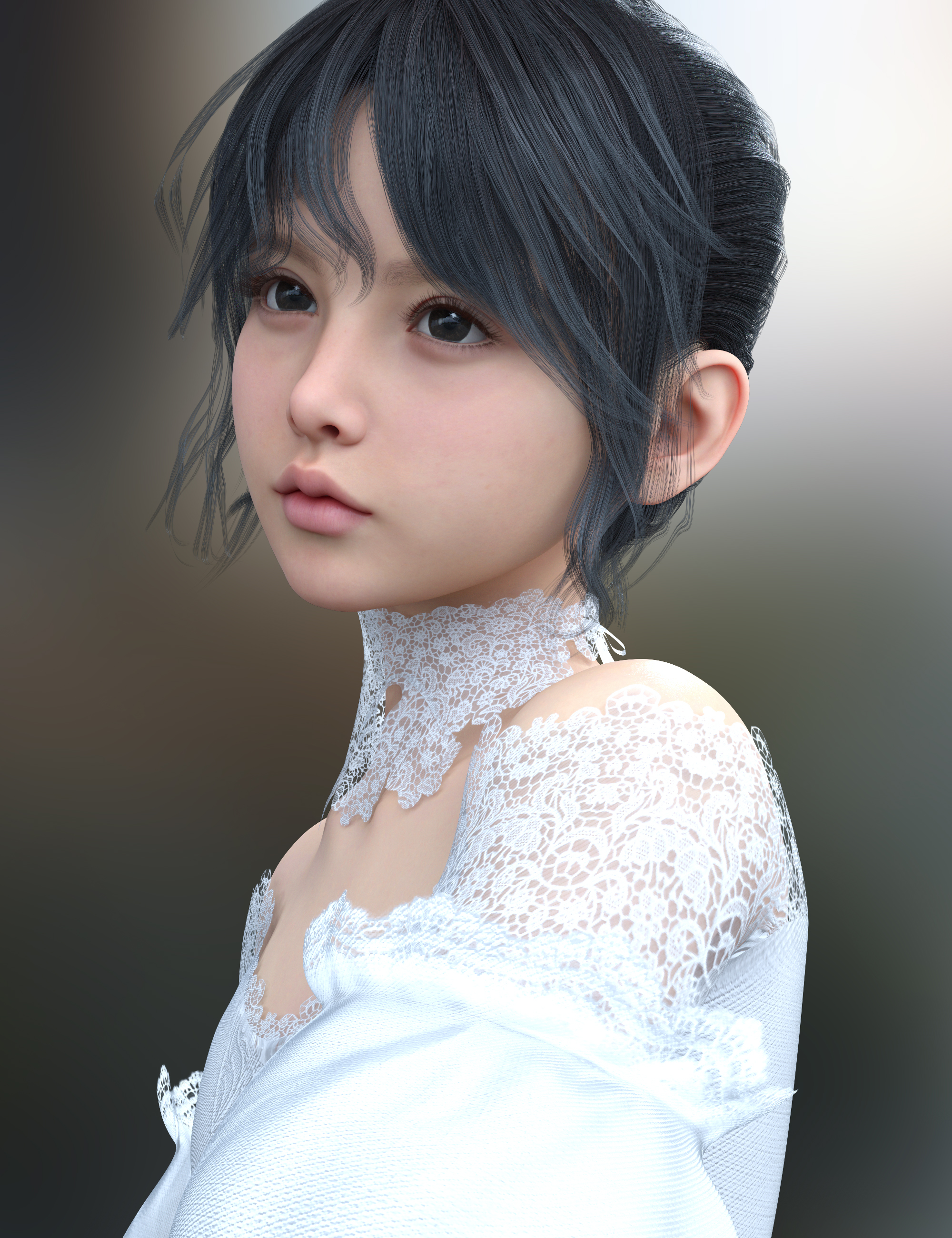 Vo Mei Young HD for Genesis 9 by: VOOTW, 3D Models by Daz 3D