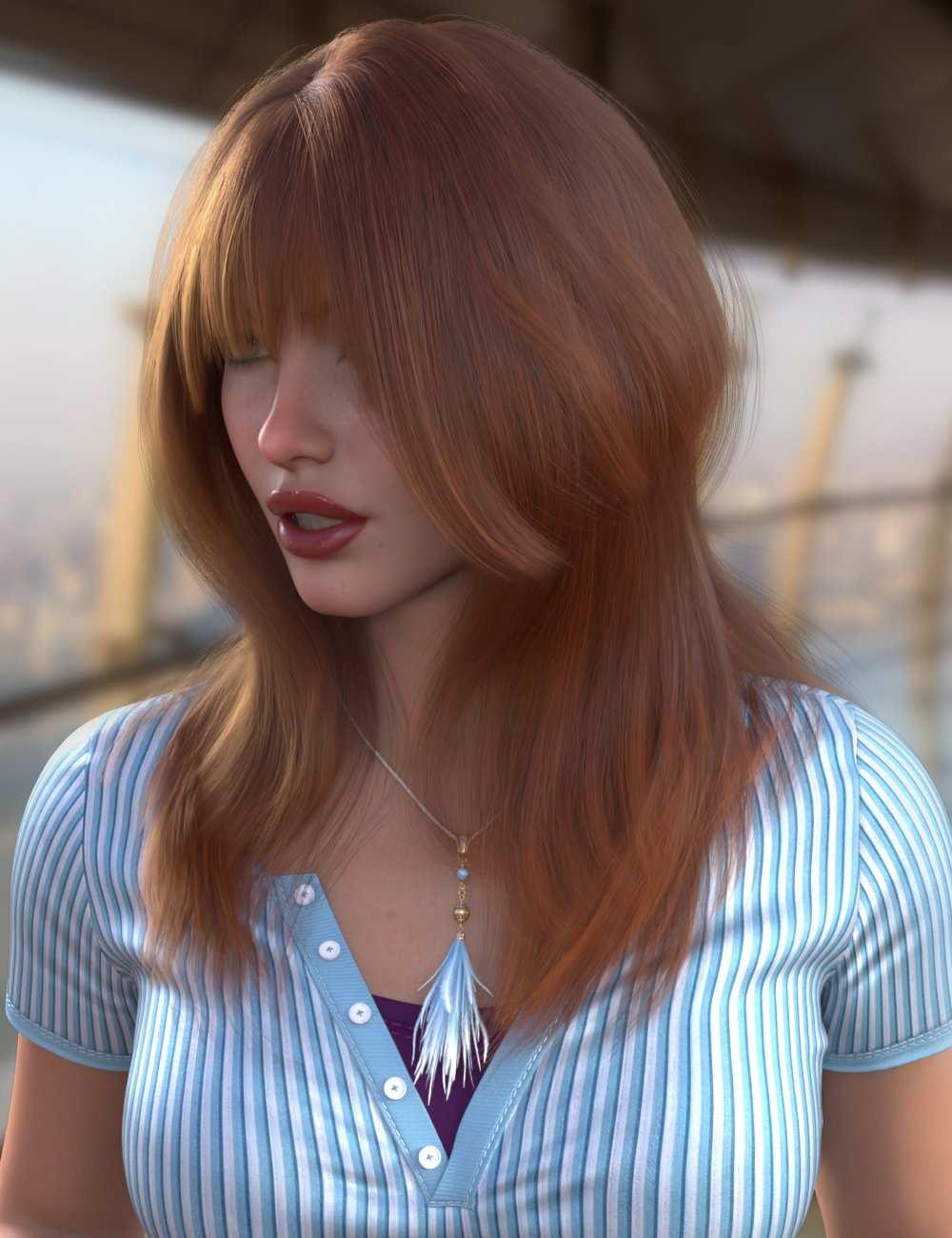 dForce Hope Hair for Genesis 9