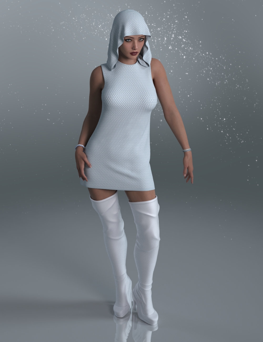 dForce Marin Outfit for Genesis 9 by: PandyGirl, 3D Models by Daz 3D