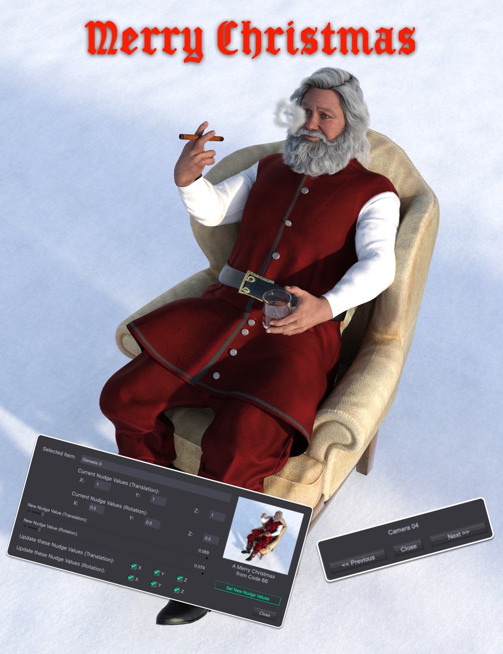 Code 66 Christmas Freebie by: Code 66, 3D Models by Daz 3D