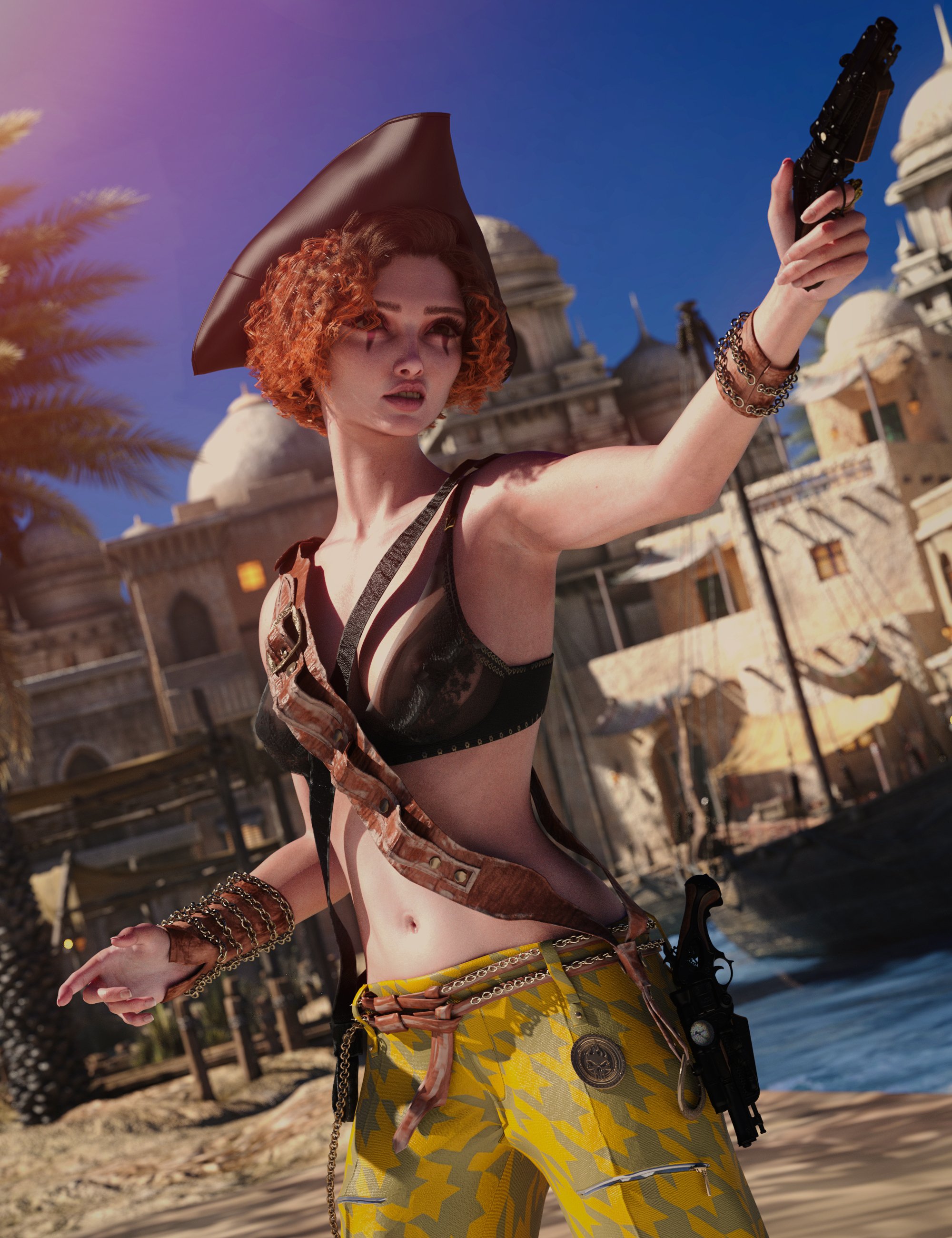 The Velvet Plunder Character Bundle by: ChrrytXivonPropschick, 3D Models by Daz 3D