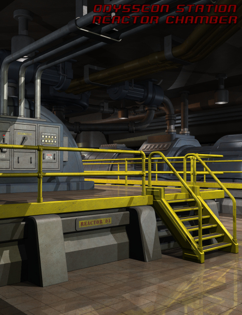 Odysseon Station Reactor Chamber by: Nightshift3D, 3D Models by Daz 3D
