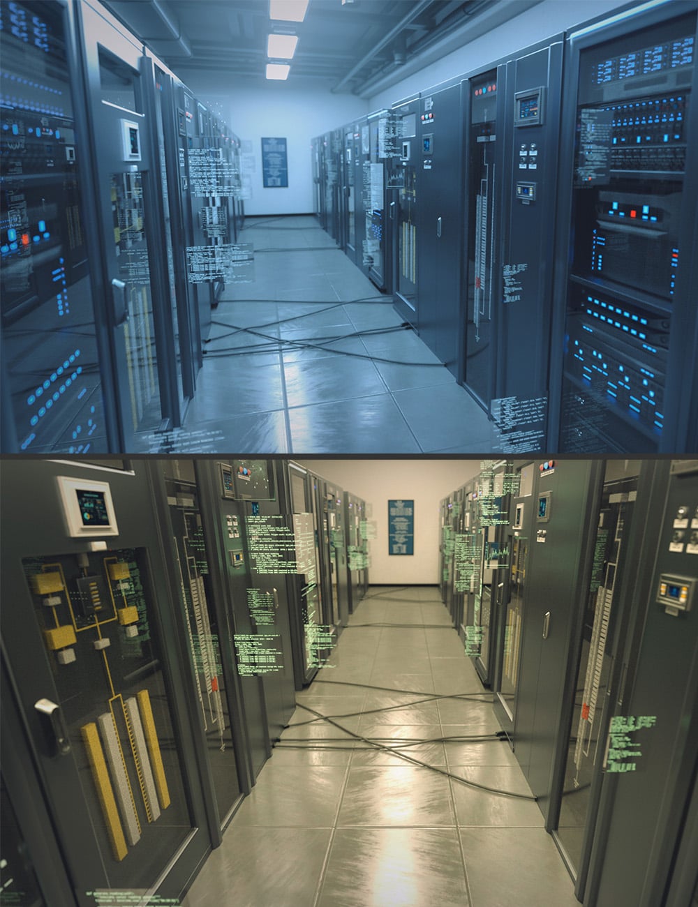 Polish AI Server Room by: Polish, 3D Models by Daz 3D