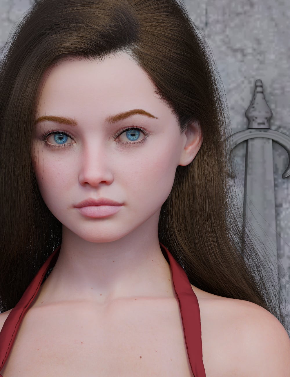 MGAB Catarina HD for Genesis 9 by: MarcosGAB, 3D Models by Daz 3D