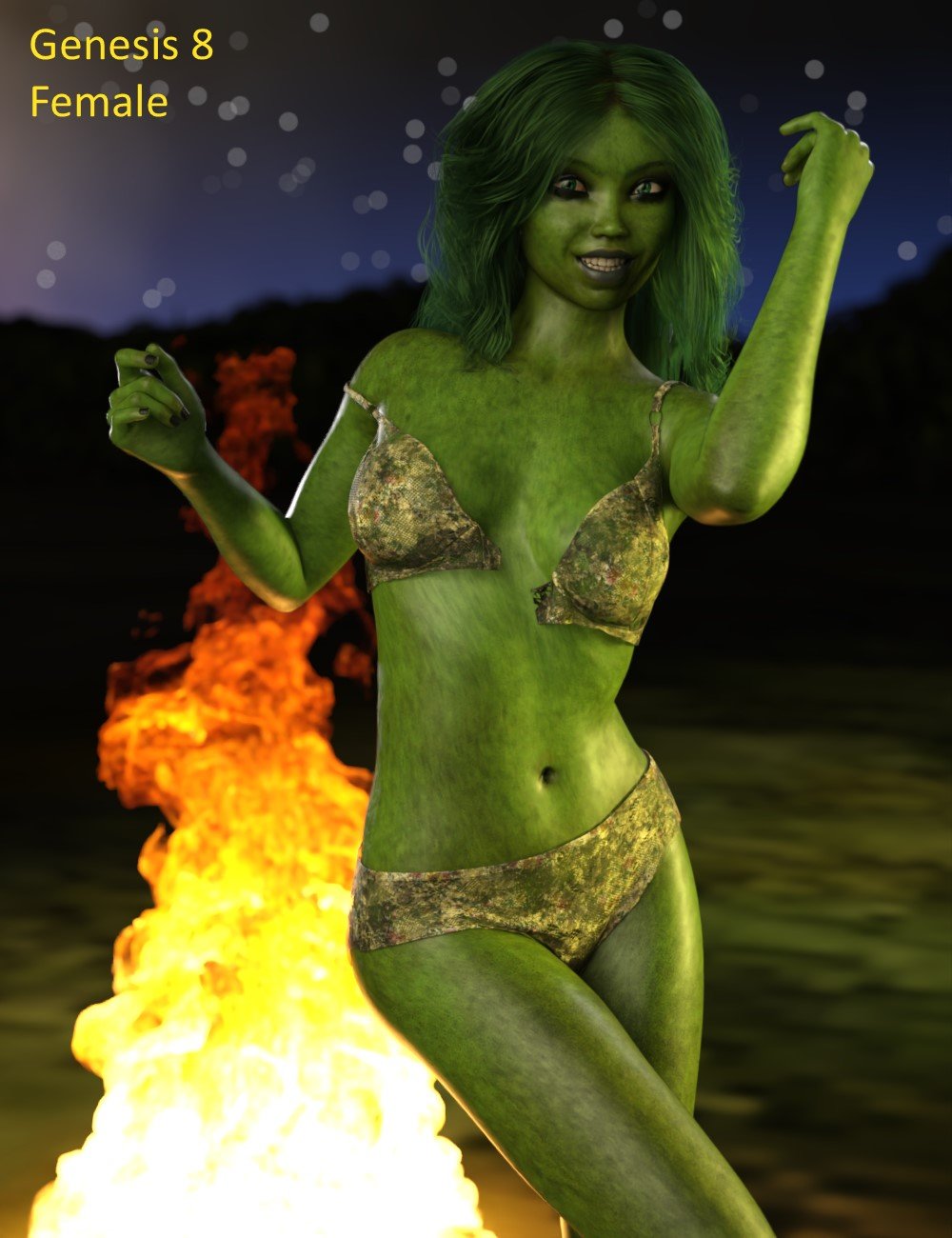 dForce CeeCee Basics 06 Bra and Panty for Genesis 9 and Genesis 8 Female