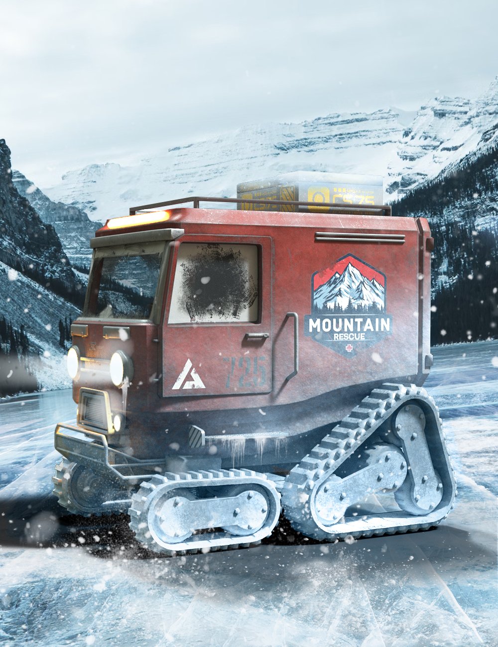 SnowCat by: The AntFarm, 3D Models by Daz 3D