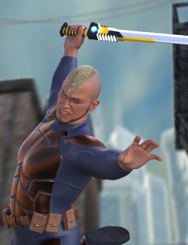 Amazing Heroes Poses for Genesis 9, 8.1, 8, and 3 Males Vol 6