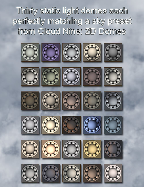 Cloud Nine Lighting Solutions by: DimensionTheory, 3D Models by Daz 3D
