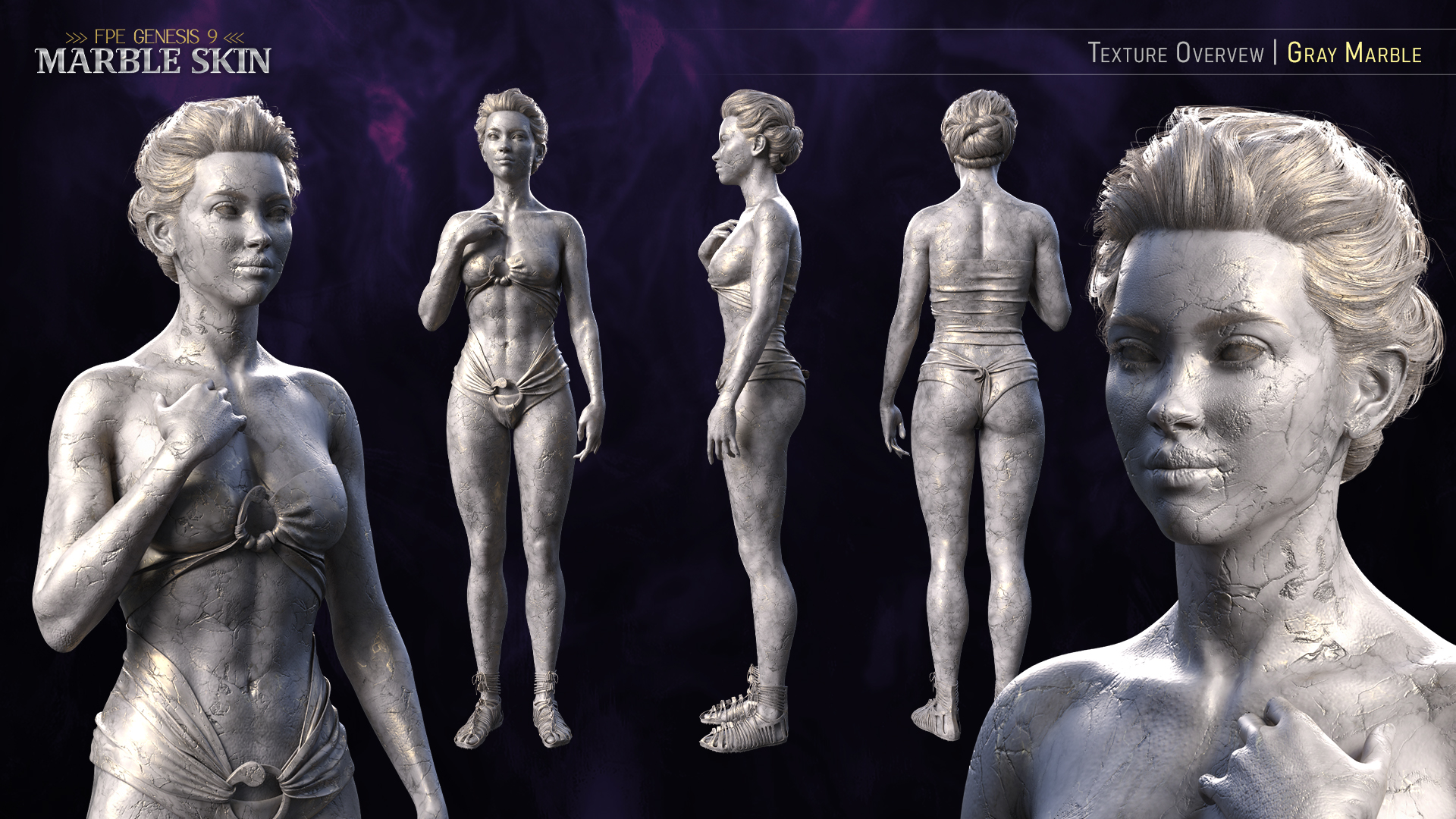 FPE Marble Skin for Genesis 9