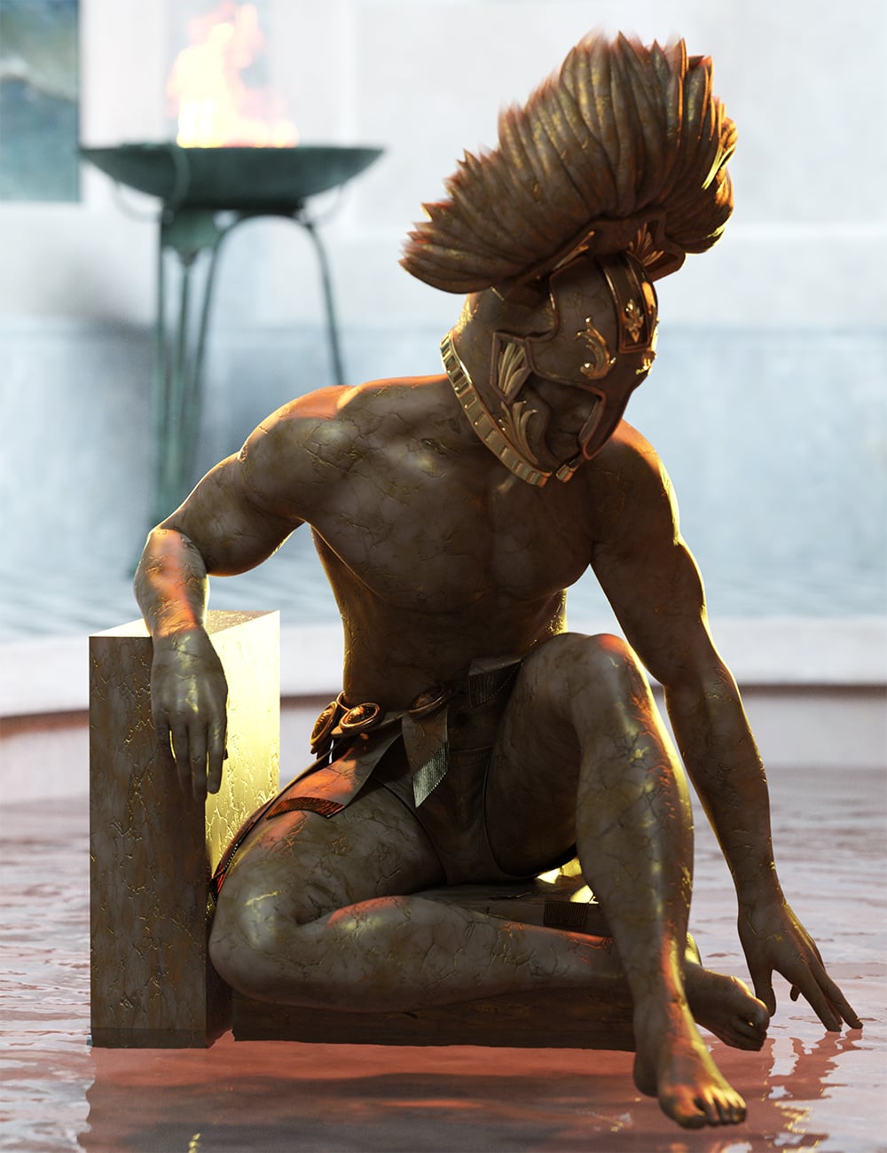 Statuesque Masculine Poses for Genesis 9 by: Ensary, 3D Models by Daz 3D