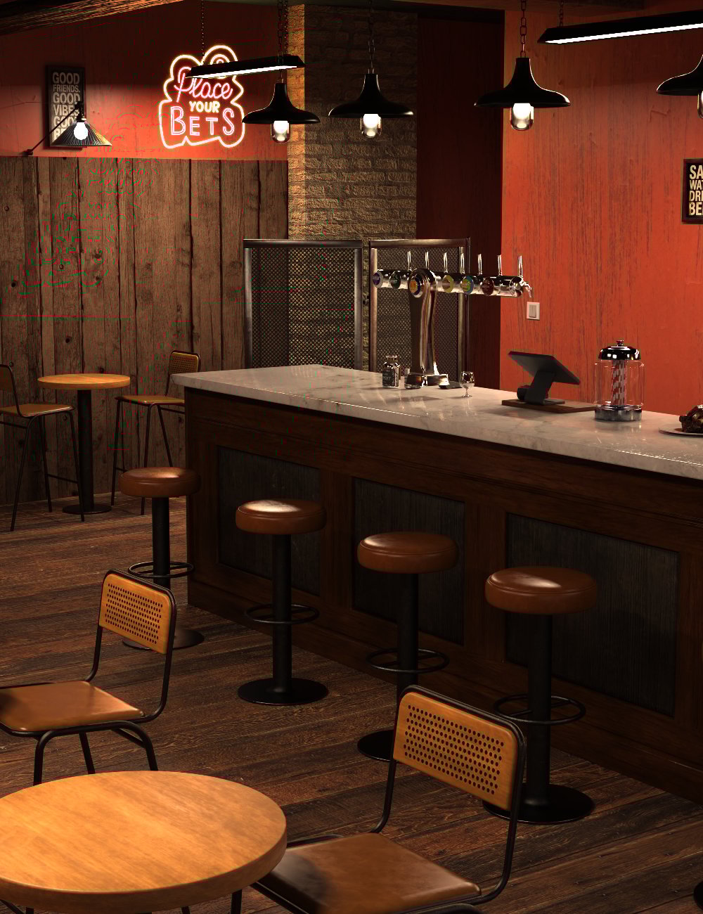 FG Industrial Style Bar FG Industrial Style Bar