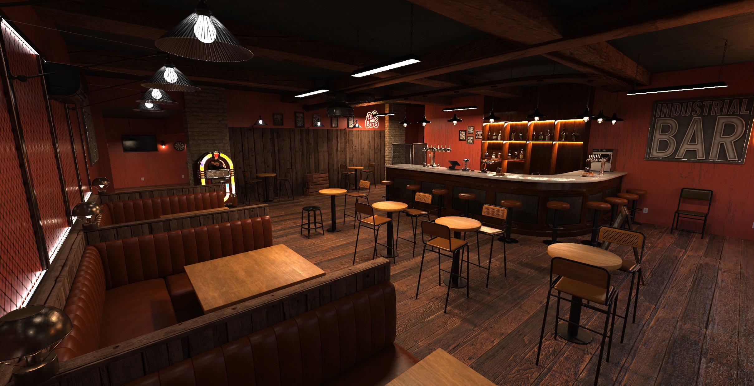 FG Industrial Style Bar