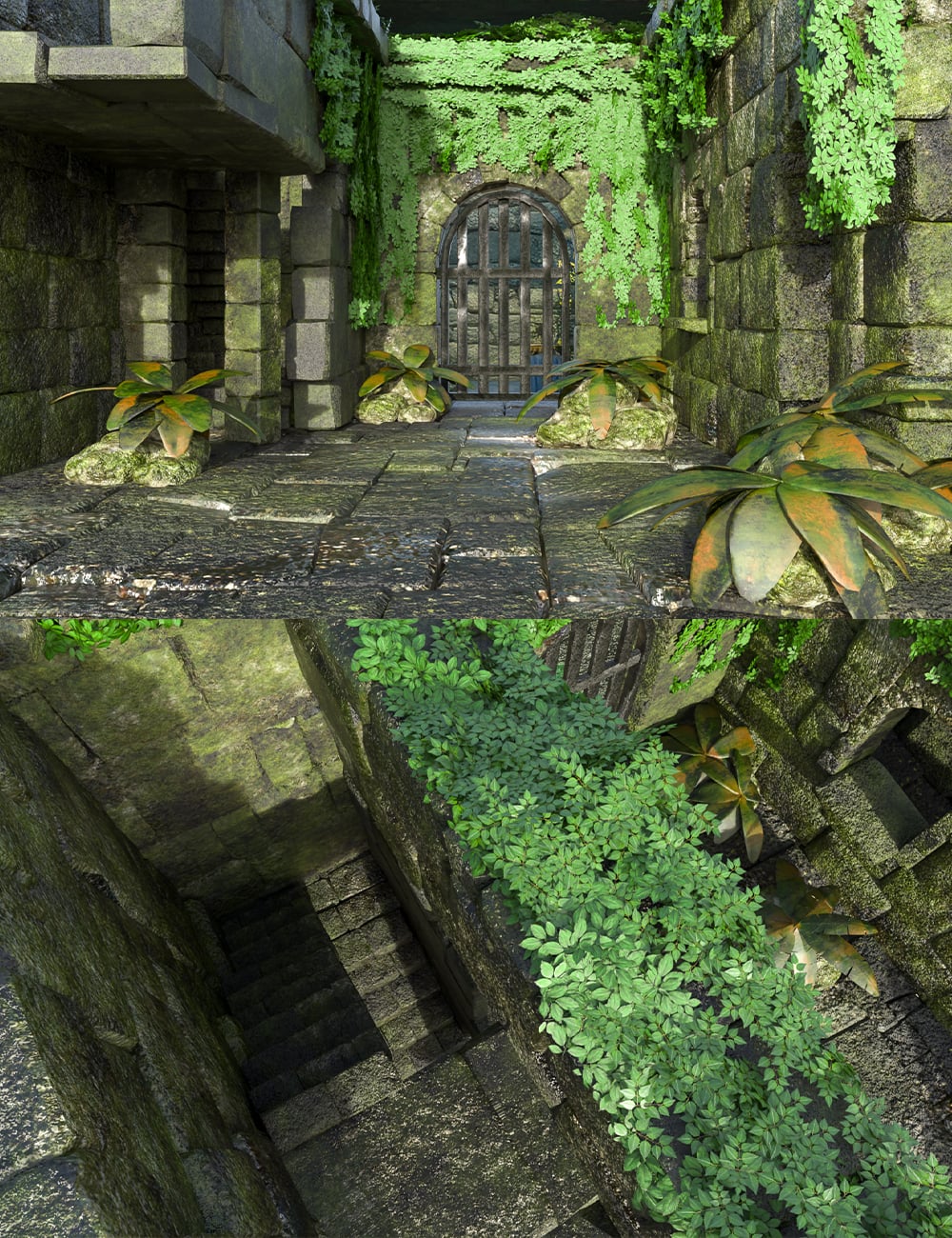 The Lost Citadel Gate by: bituka3d, 3D Models by Daz 3D