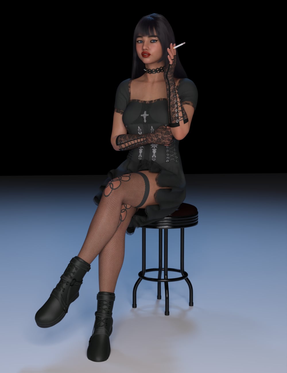 FG Drinking and Smoking by: IronmanFugazi1968, 3D Models by Daz 3D