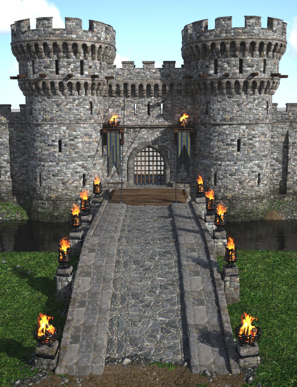 Medieval Castle Gatehouse