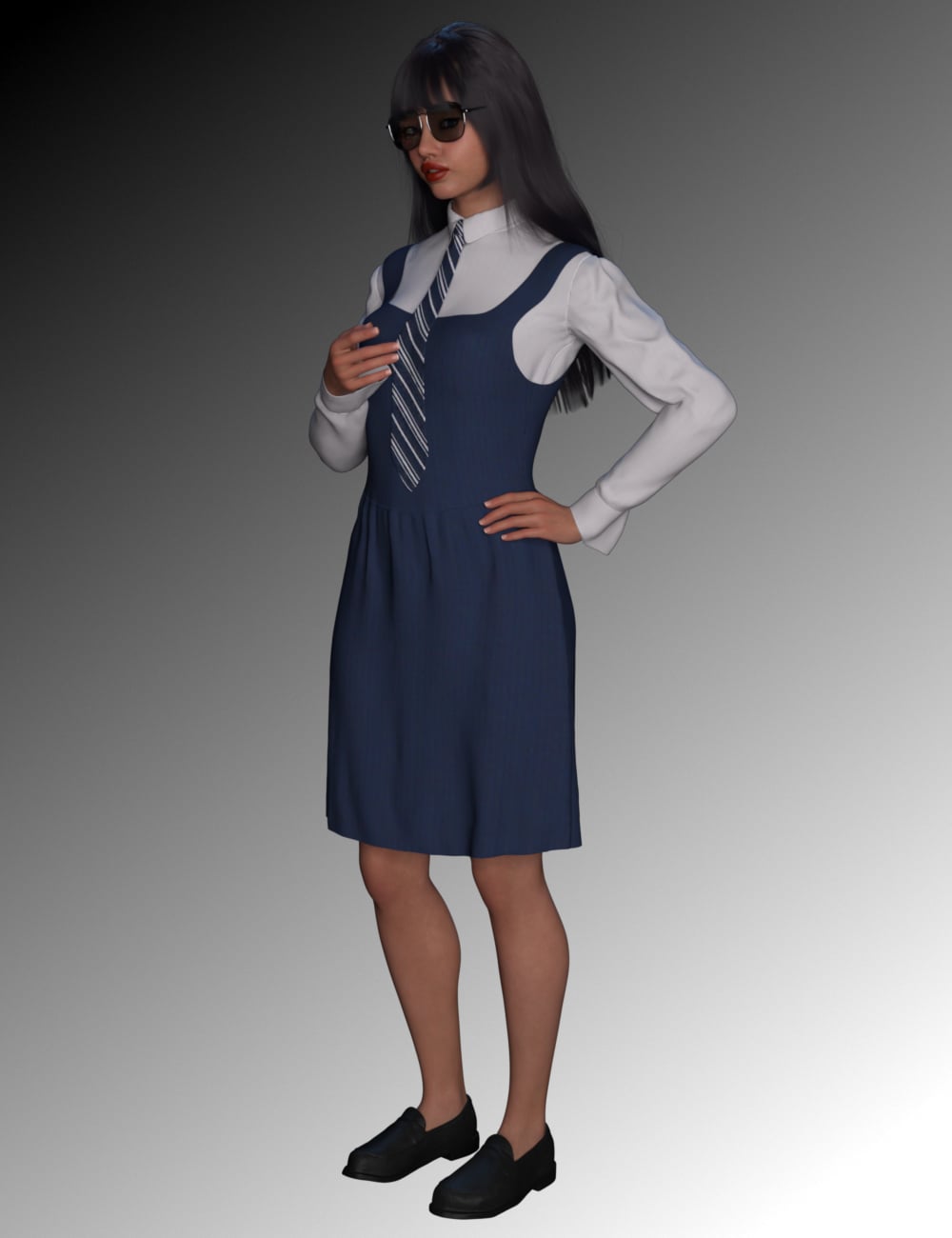 FG dForce Middle Prep School for Genesis 9 Feminine by: IronmanFugazi1968, 3D Models by Daz 3D