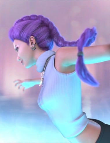 Dragon Braid Hair for Genesis 9