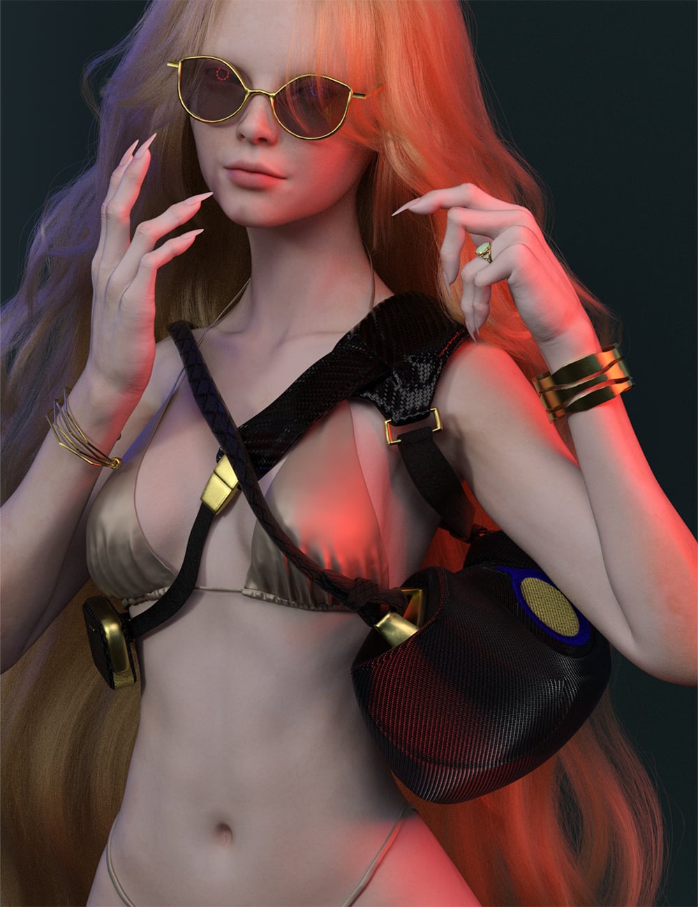 CMKD Fury Accessories for Genesis 9 by: klayman, 3D Models by Daz 3D