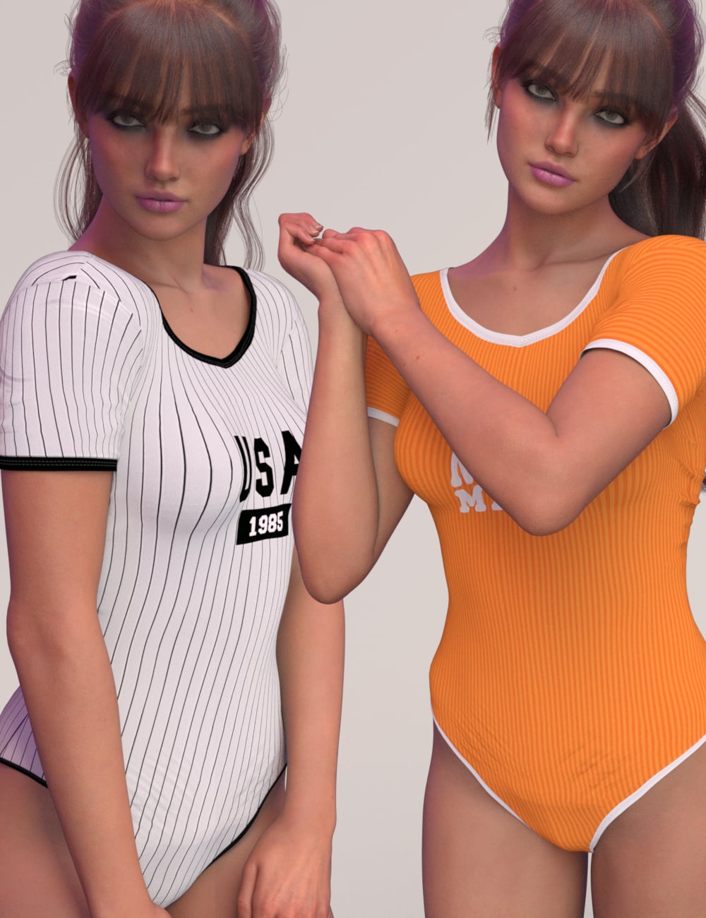 F3D-GlowFit Bodysuit for Genesis 9 and Genesis 8 by: Fashionista 3D, 3D Models by Daz 3D