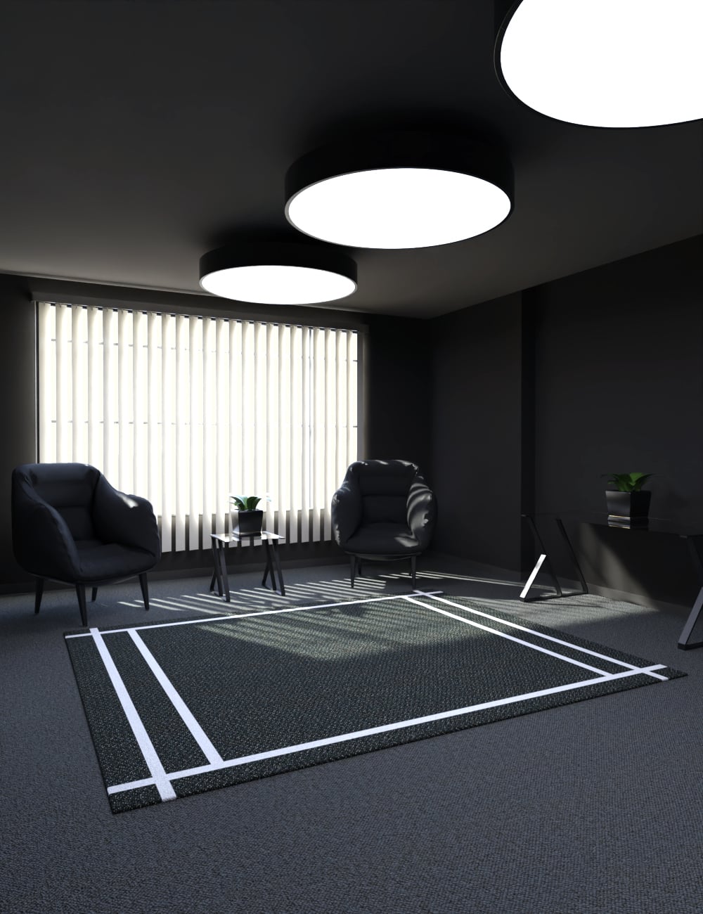 Minimalist Room Interior by: , 3D Models by Daz 3D