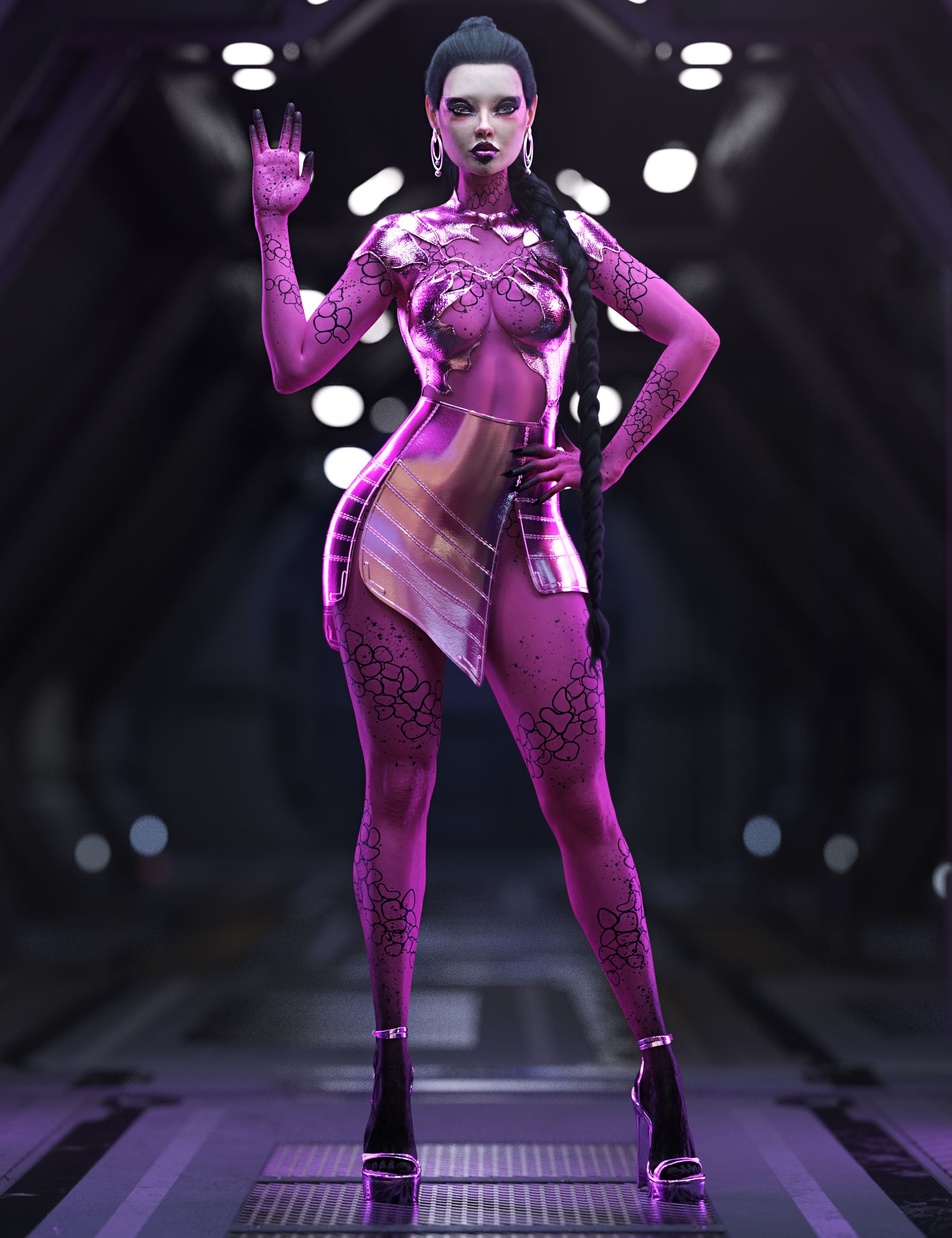 Otherworld Beauties Poses For Genesis 9 by: 3D SugarCosmoXpressionFriendship Studio, 3D Models by Daz 3D