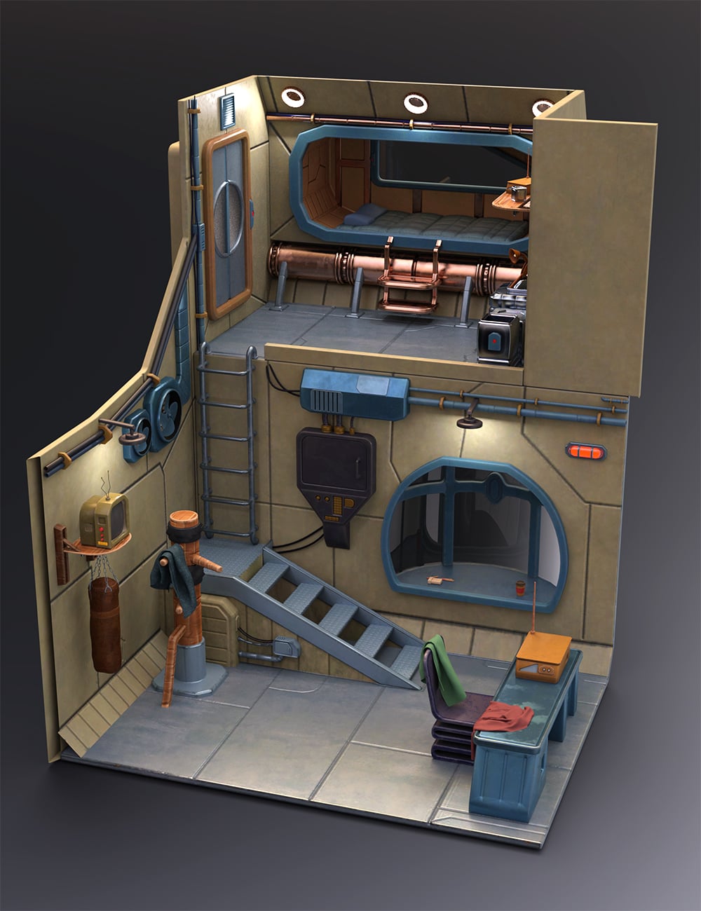 Starboard Suite by: Feng, 3D Models by Daz 3D